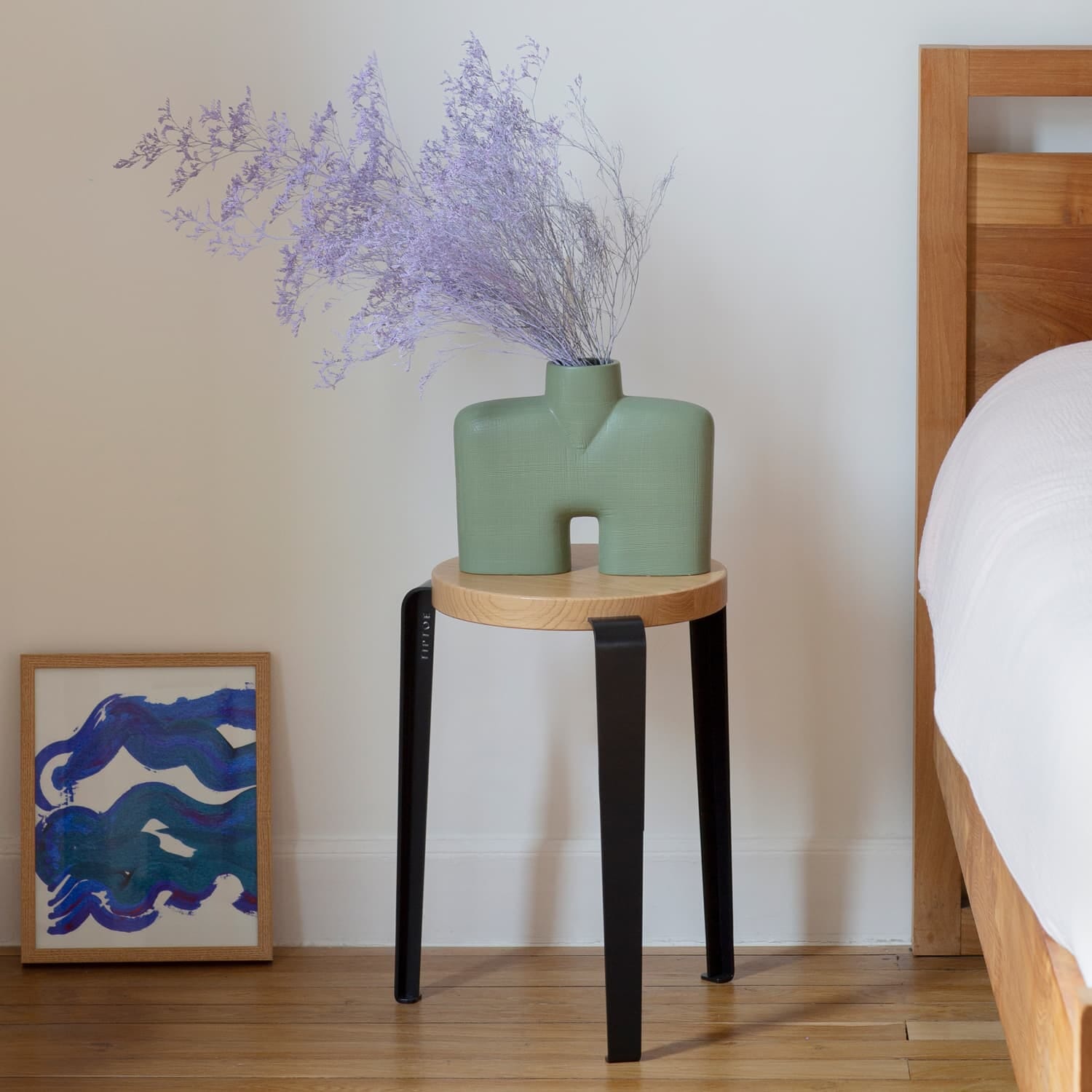 Stol Lou Oak/Graphite Black - Hovedbilde