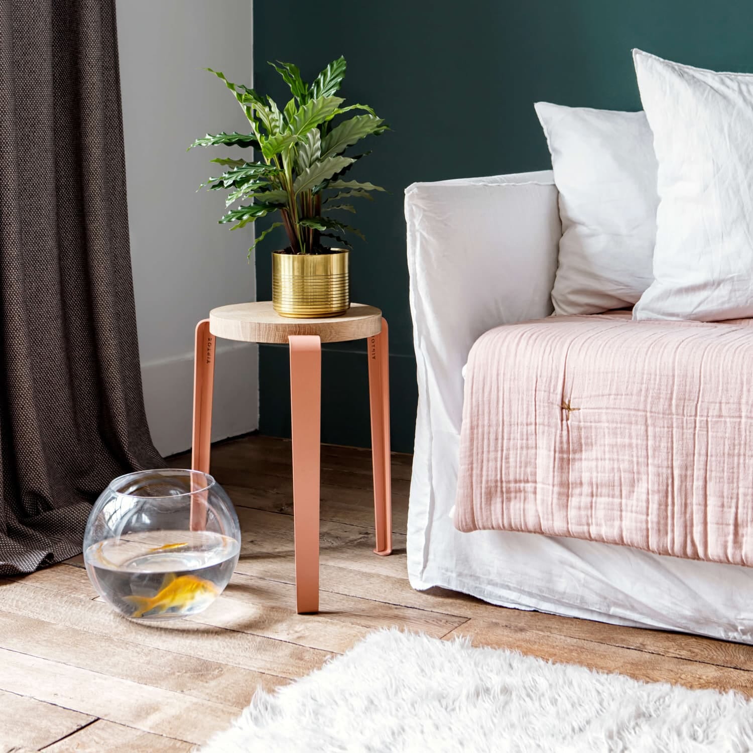 Stol Lou Oak/Ash Pink - Bilde 4