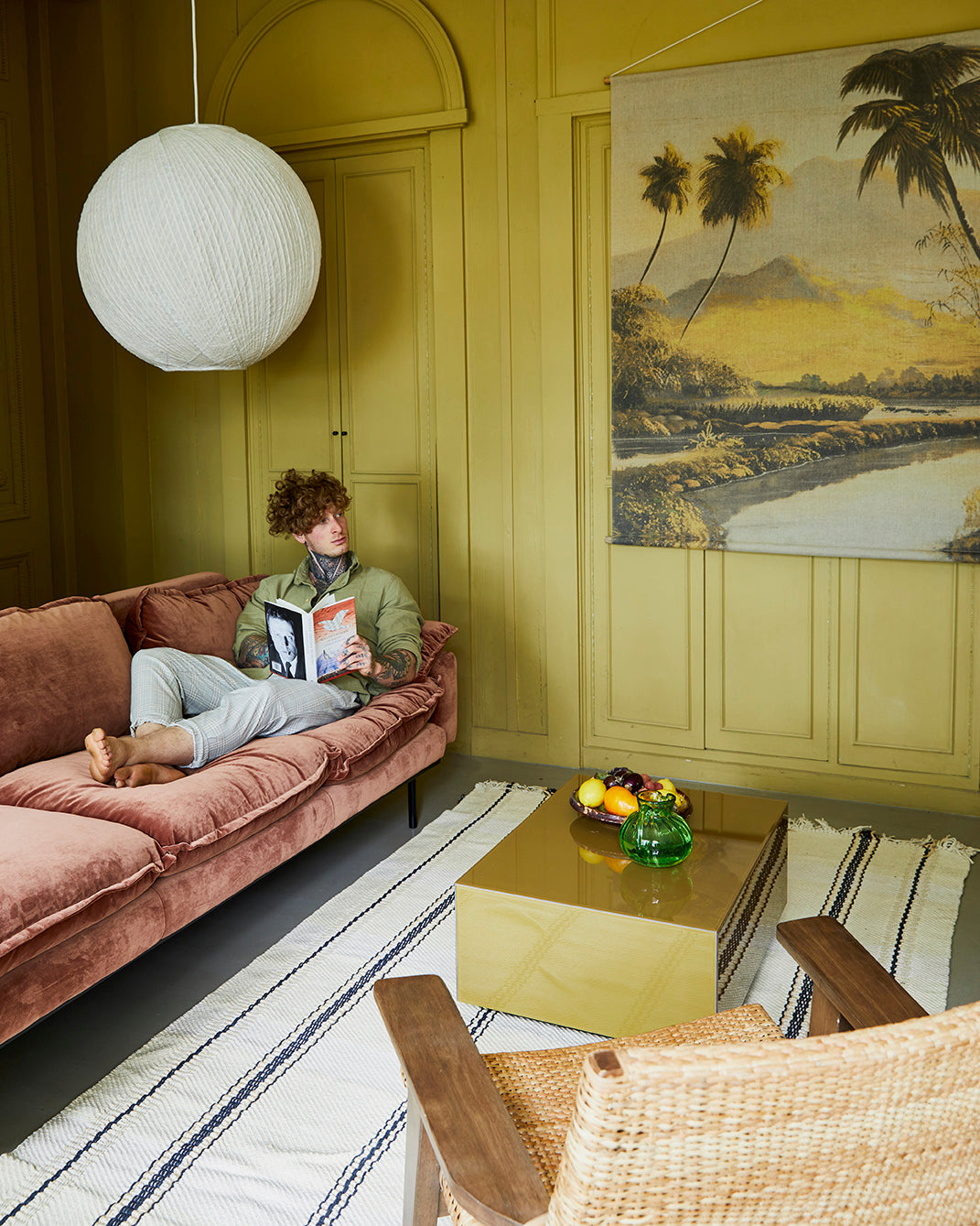 Sofa Retro Magnolia 3 seter