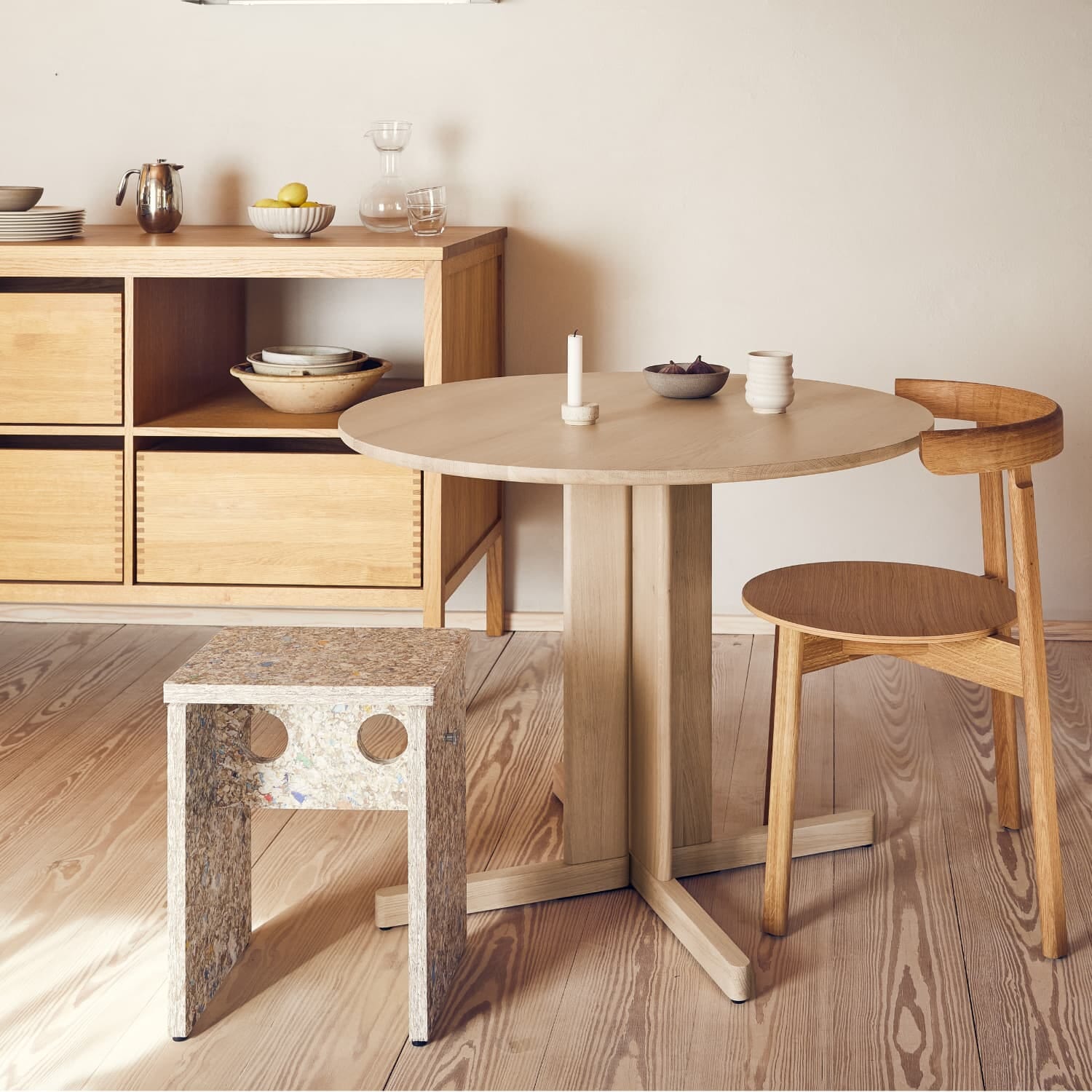 Spisestol Lunar Eik
