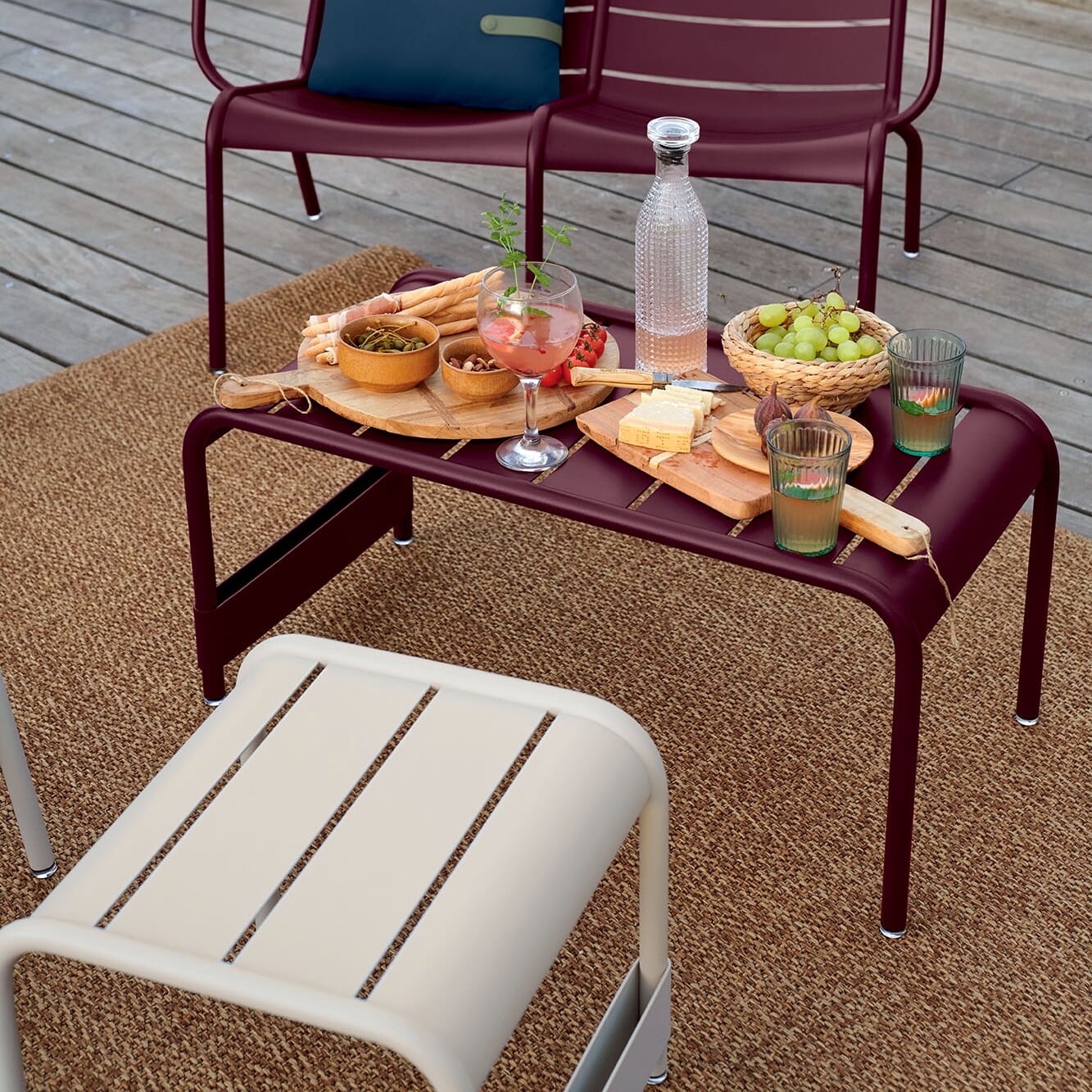 Luxembourg Lavt Bord/Fotskammel - Bilde 2