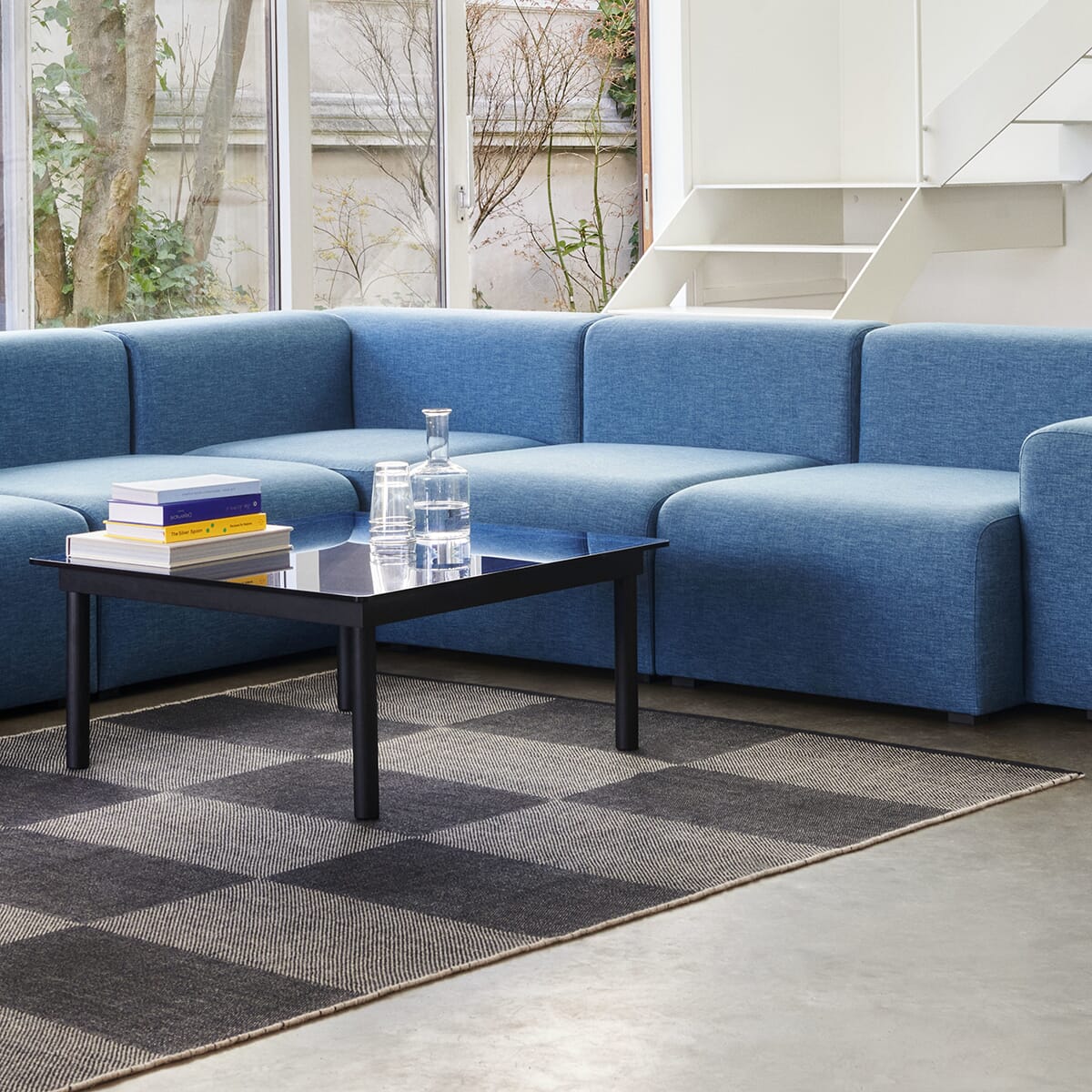 Gulvteppe Check Black 170x240 - Bilde 2