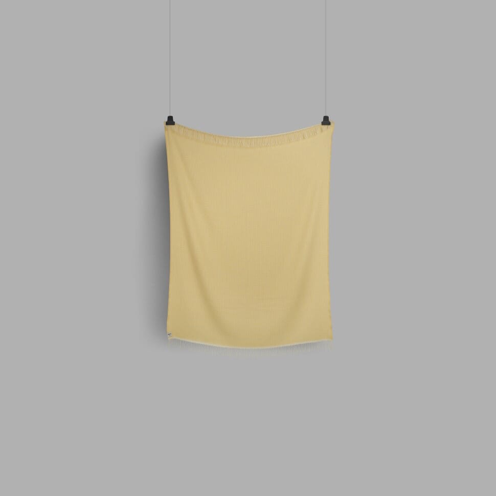 Ullpledd Mello Lemon Yellow - Bilde 7