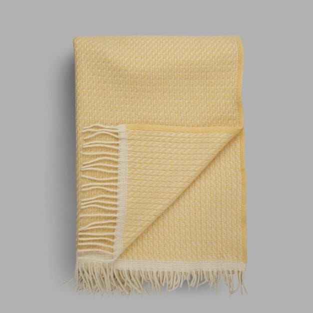 Ullpledd Mello Lemon Yellow - Hovedbilde