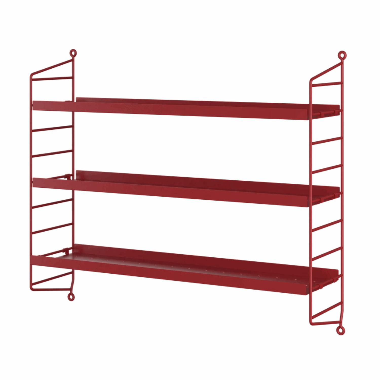 String Pocket Hylle Metall Oxtorgsrød - Hovedbilde