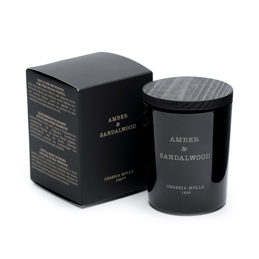 Duftlys Amber & Sandalwood 70 gr - Bilde 5