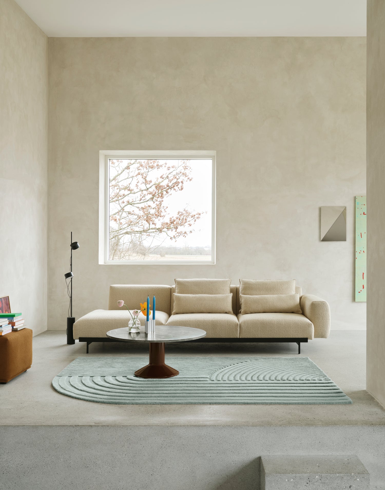 Gulvteppe Relevo Sage Green