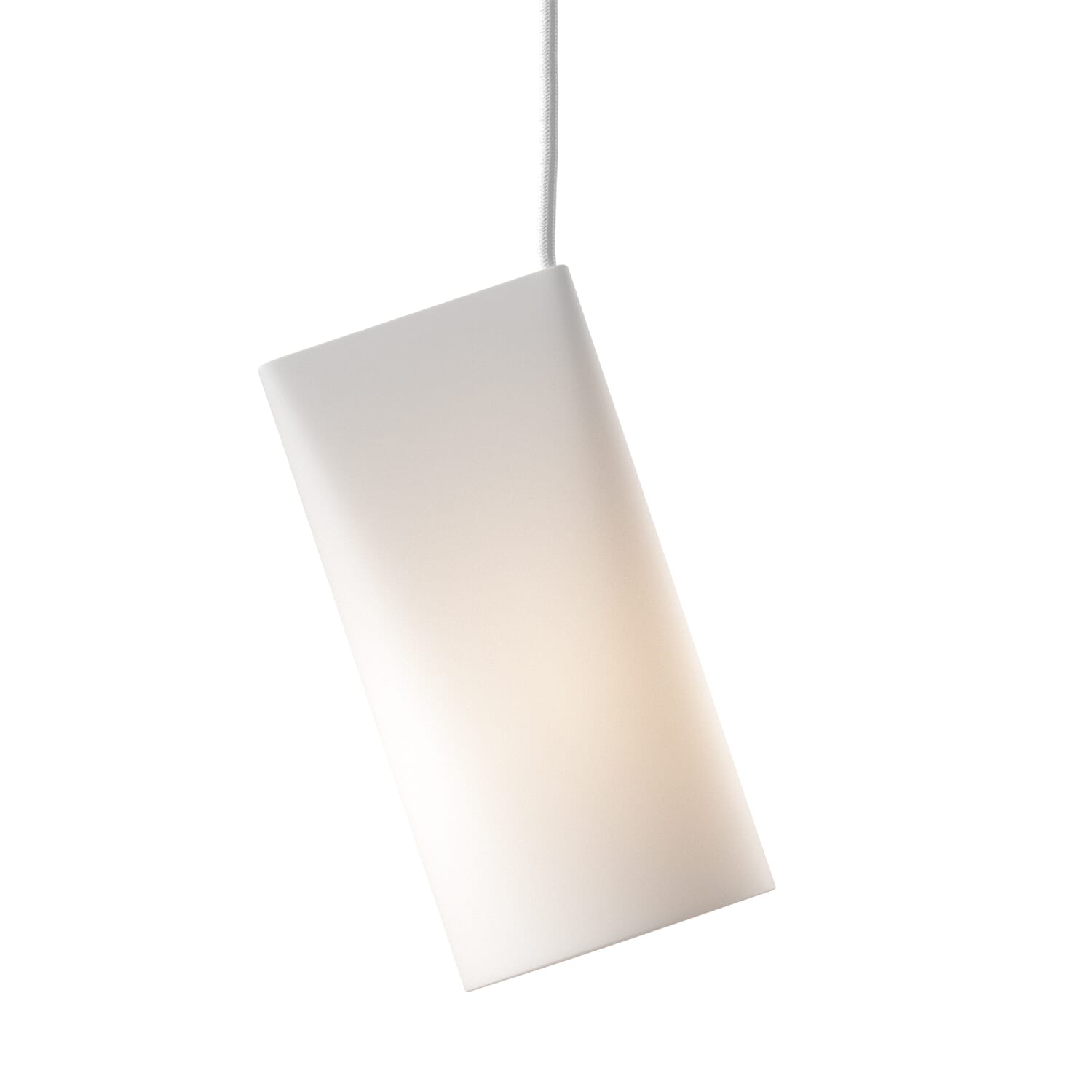Taklampe Keramikk Narrow White - Bilde 3