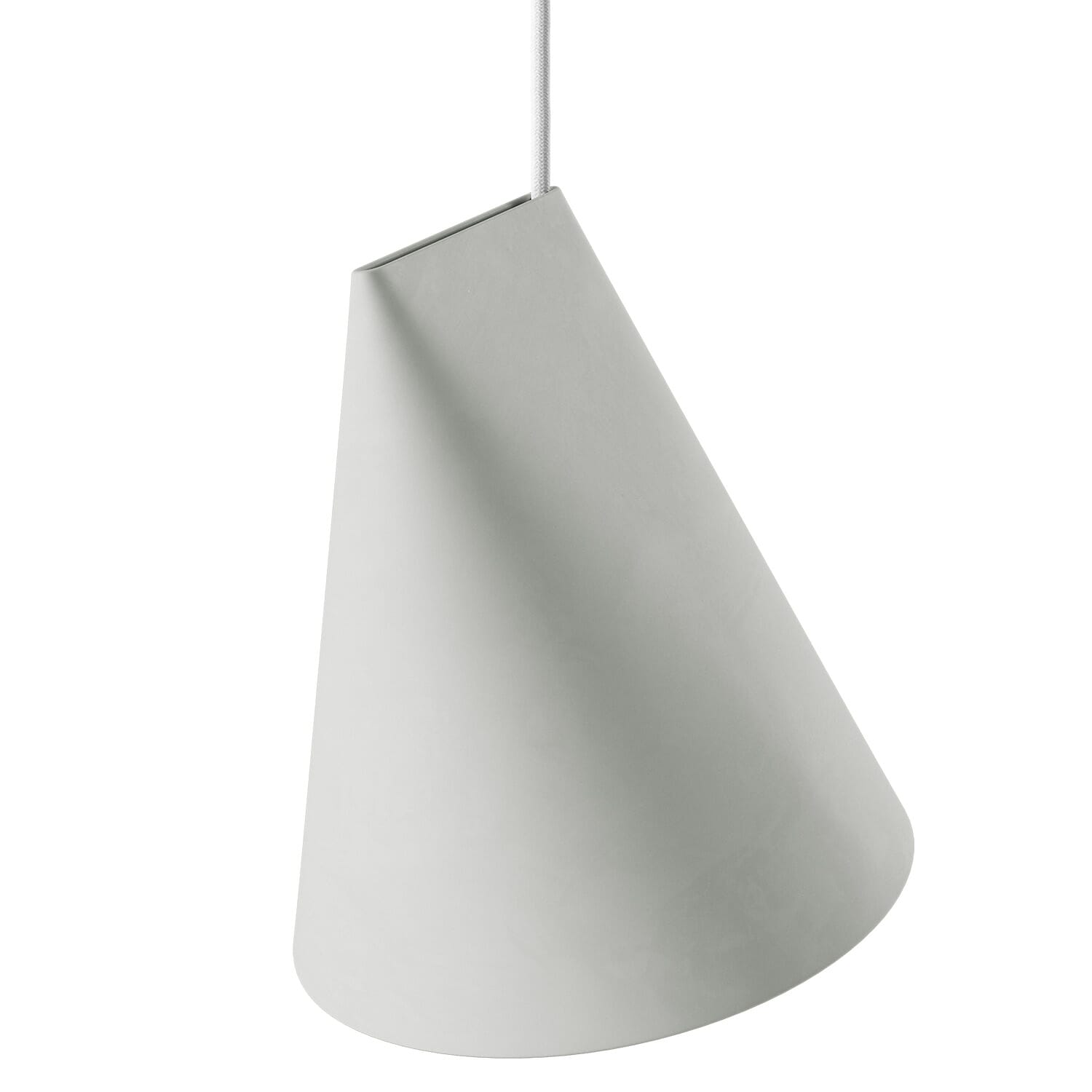 Taklampe Keramikk Narrow Light Grey - Bilde 2
