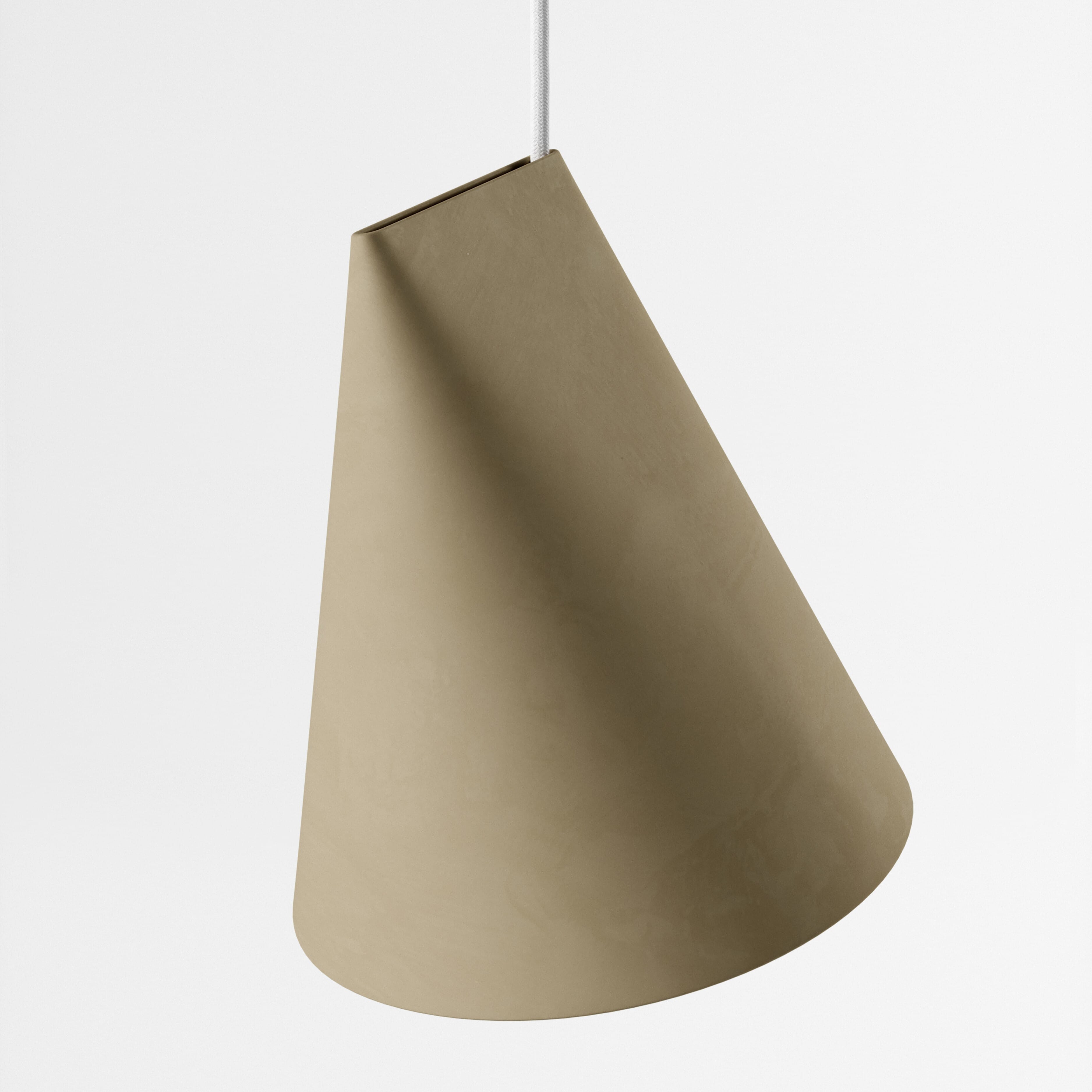 Taklampe Keramikk Wide Olive - Bilde 2