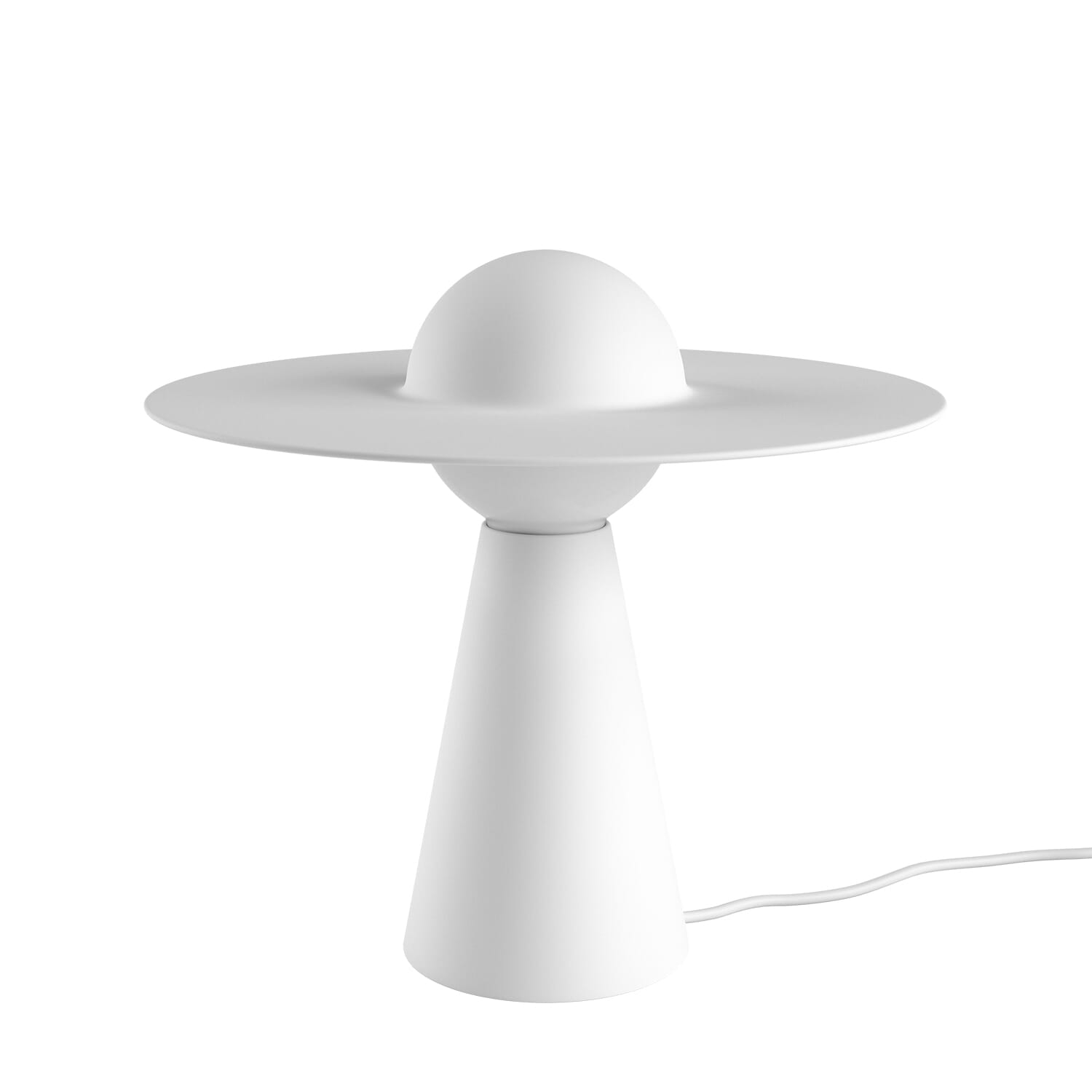 Bordlampe Keramikk Hvit - Bilde 15