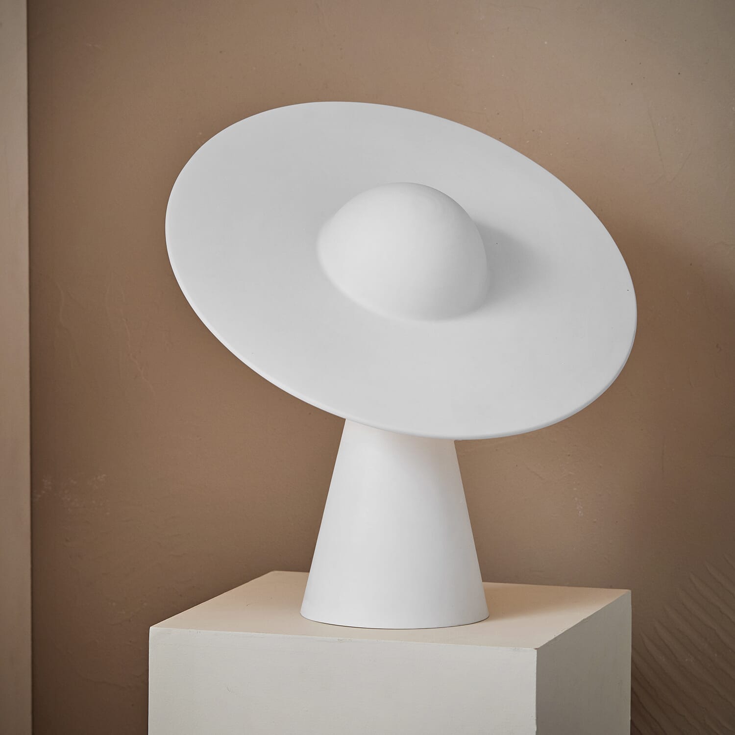 Bordlampe Keramikk Hvit - Bilde 5
