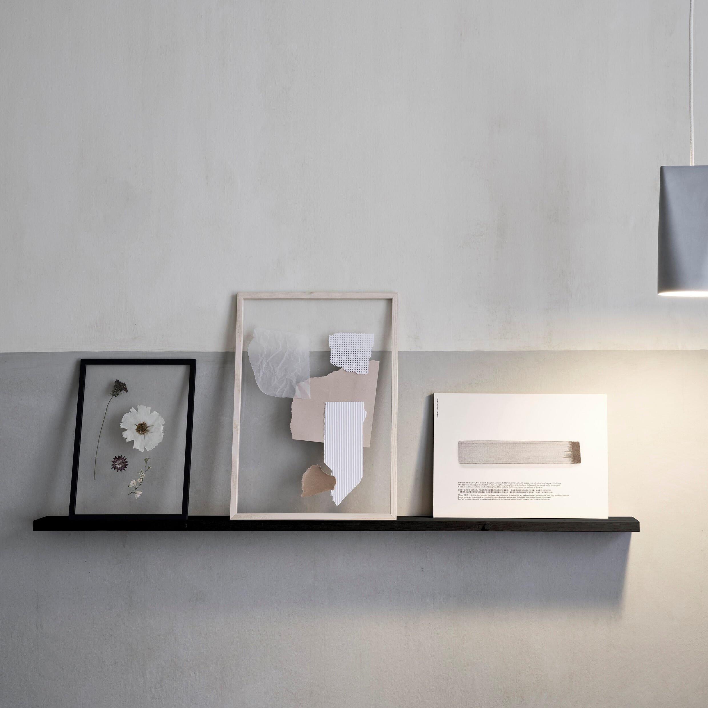 Bildelist Svart 115 cm med kunst og bilder