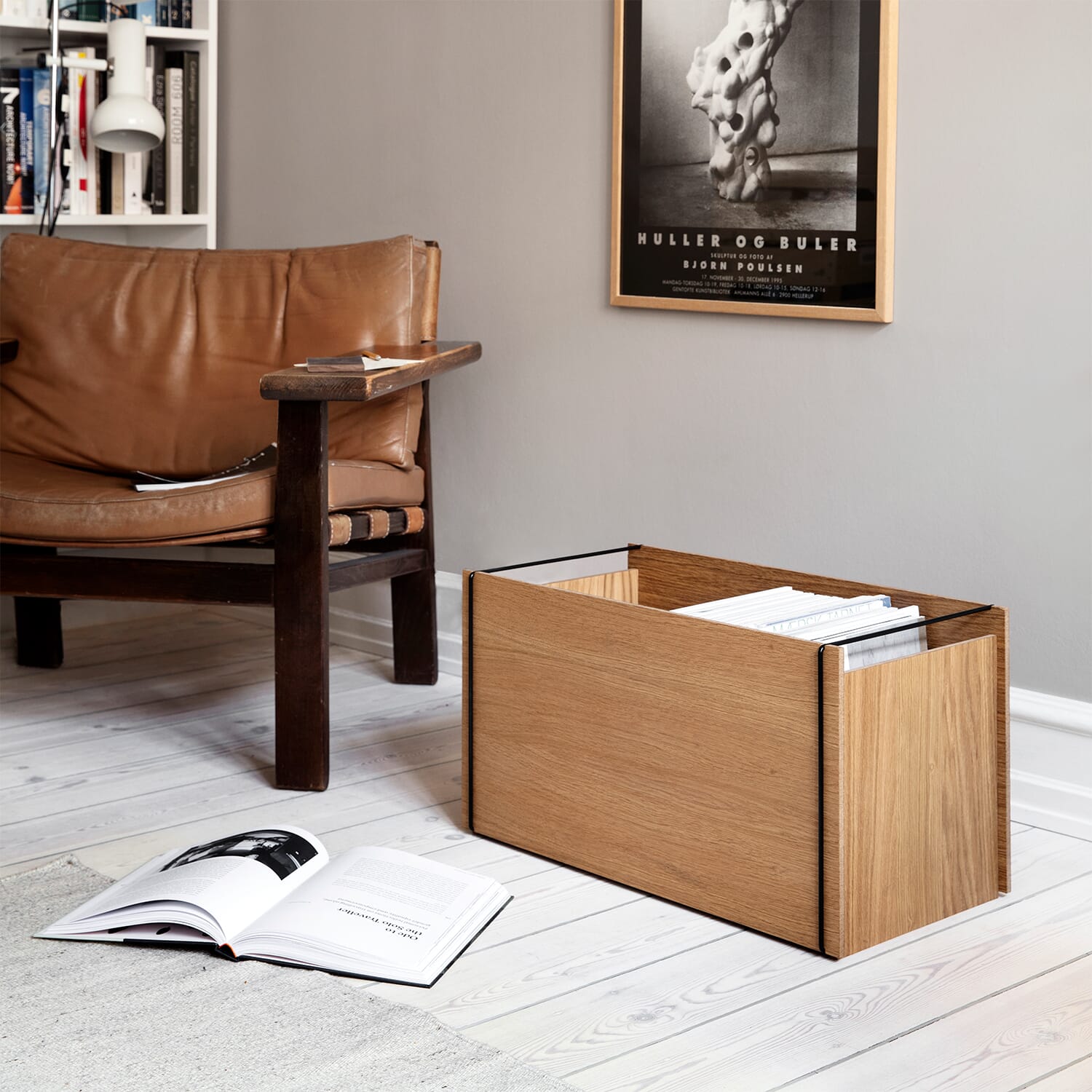 Storage Box Eik/Svart - Bilde 10