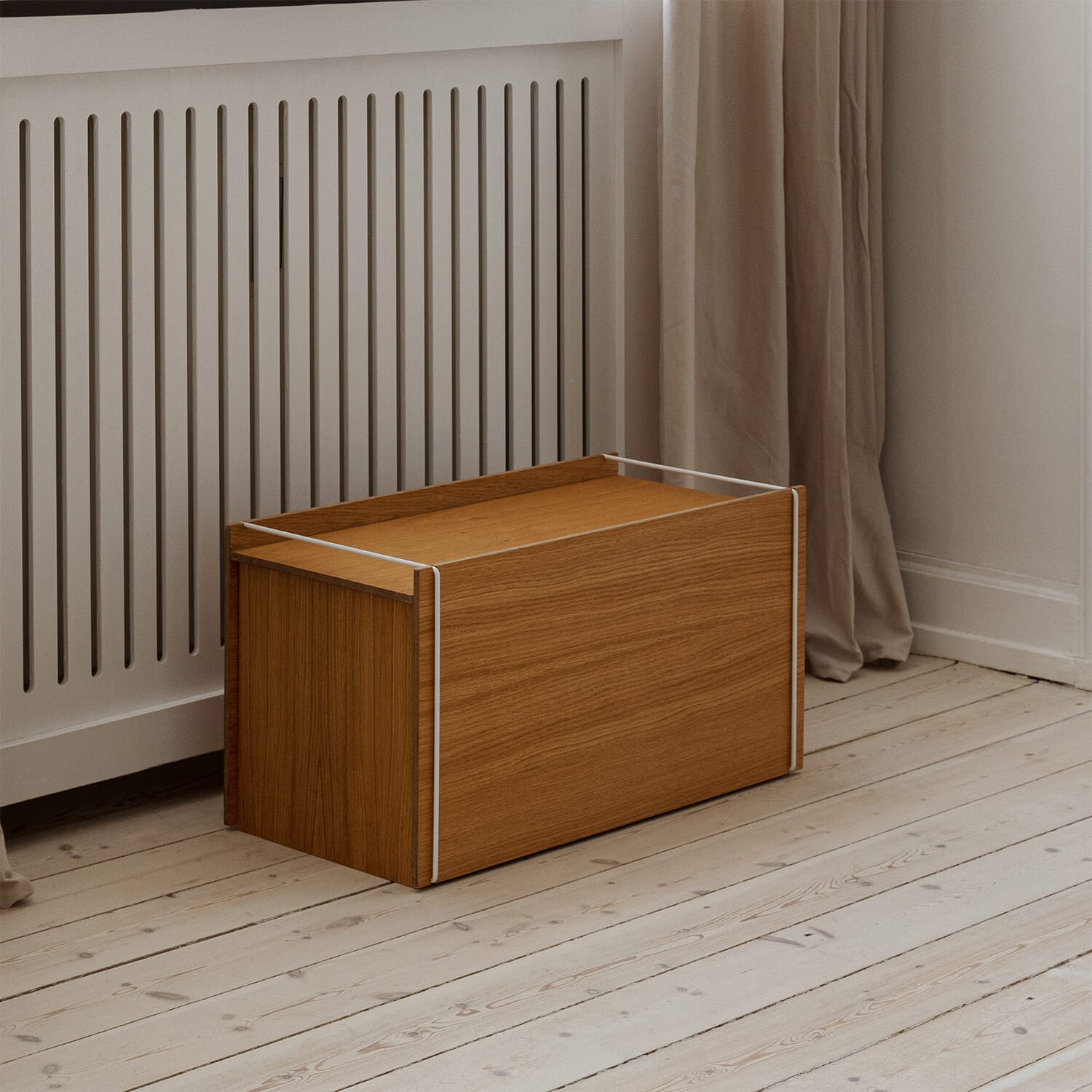 Storage Box Eik/Hvit - Bilde 9