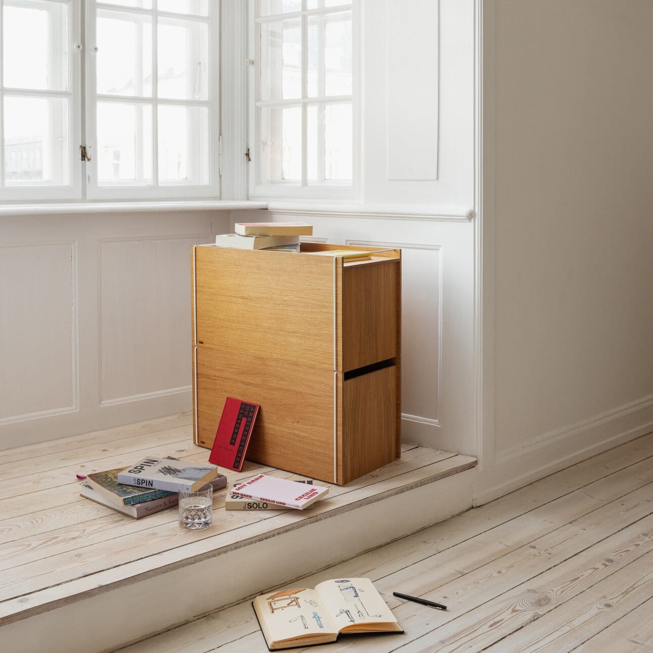 Storage Box Eik/Hvit - Bilde 4