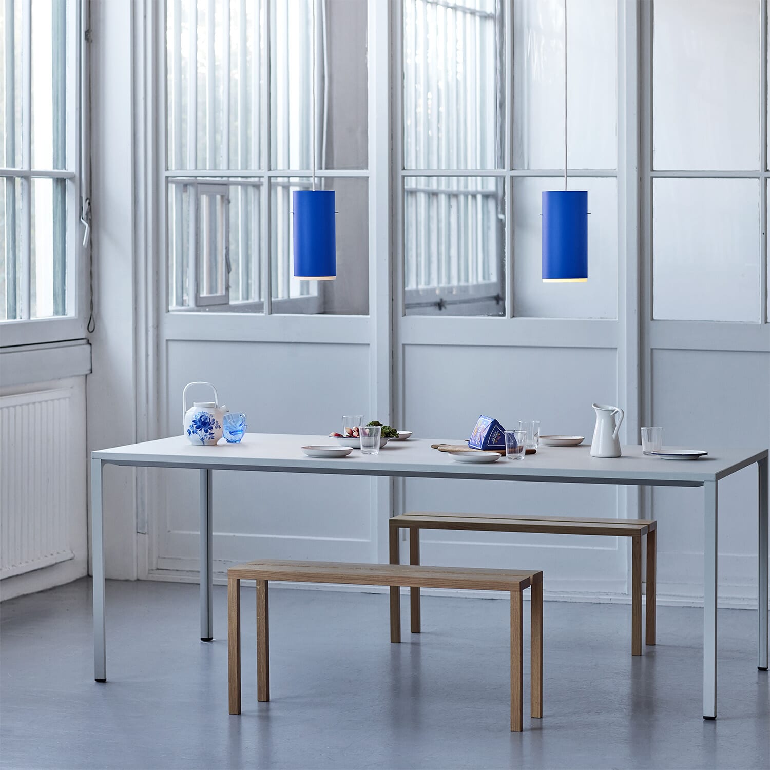 Taklampe Tube Deep Blue Large - Bilde 5