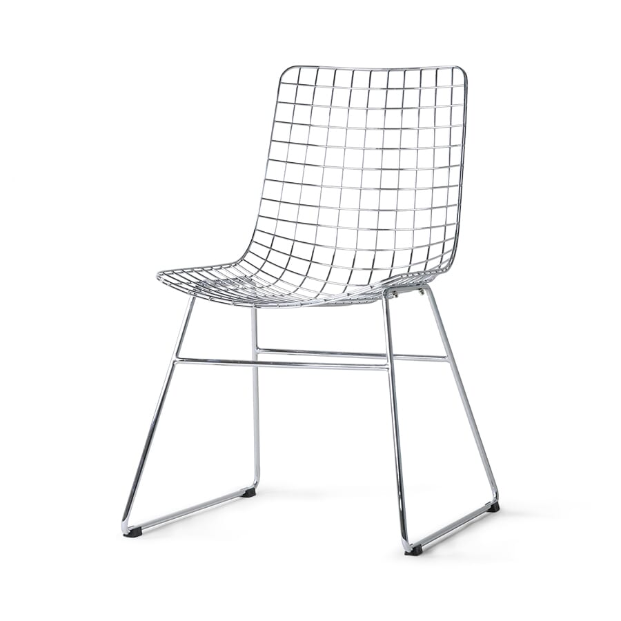 Metal wire chair silver - Hovedbilde