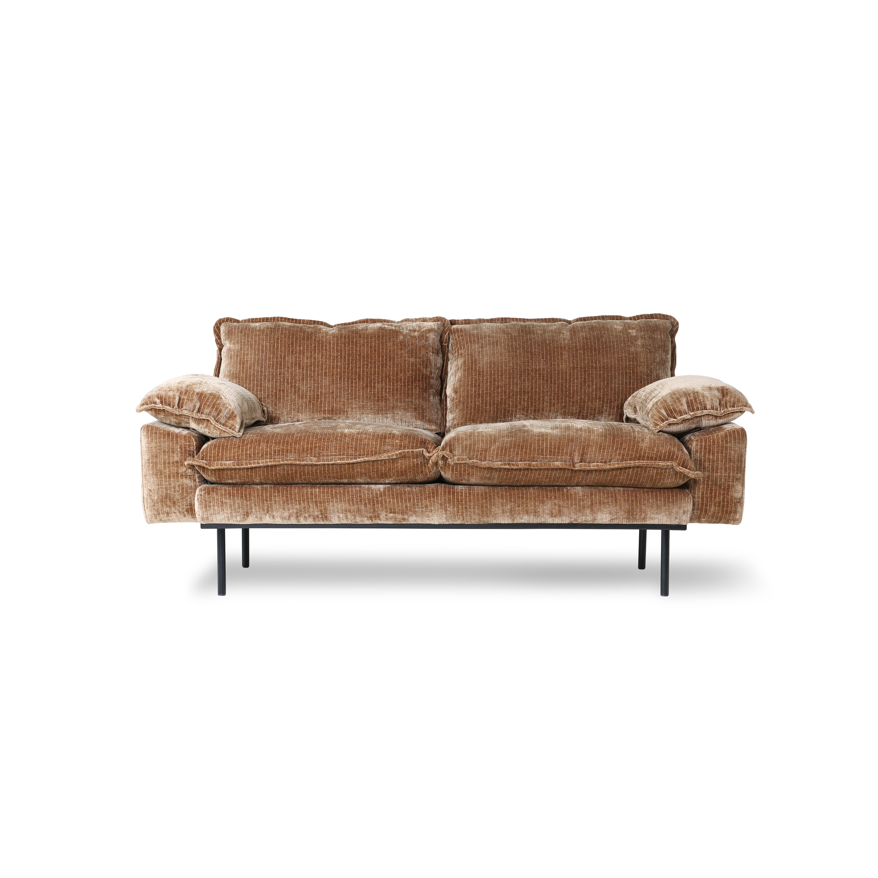 Sofa Retro Aged Gold 2 seter
