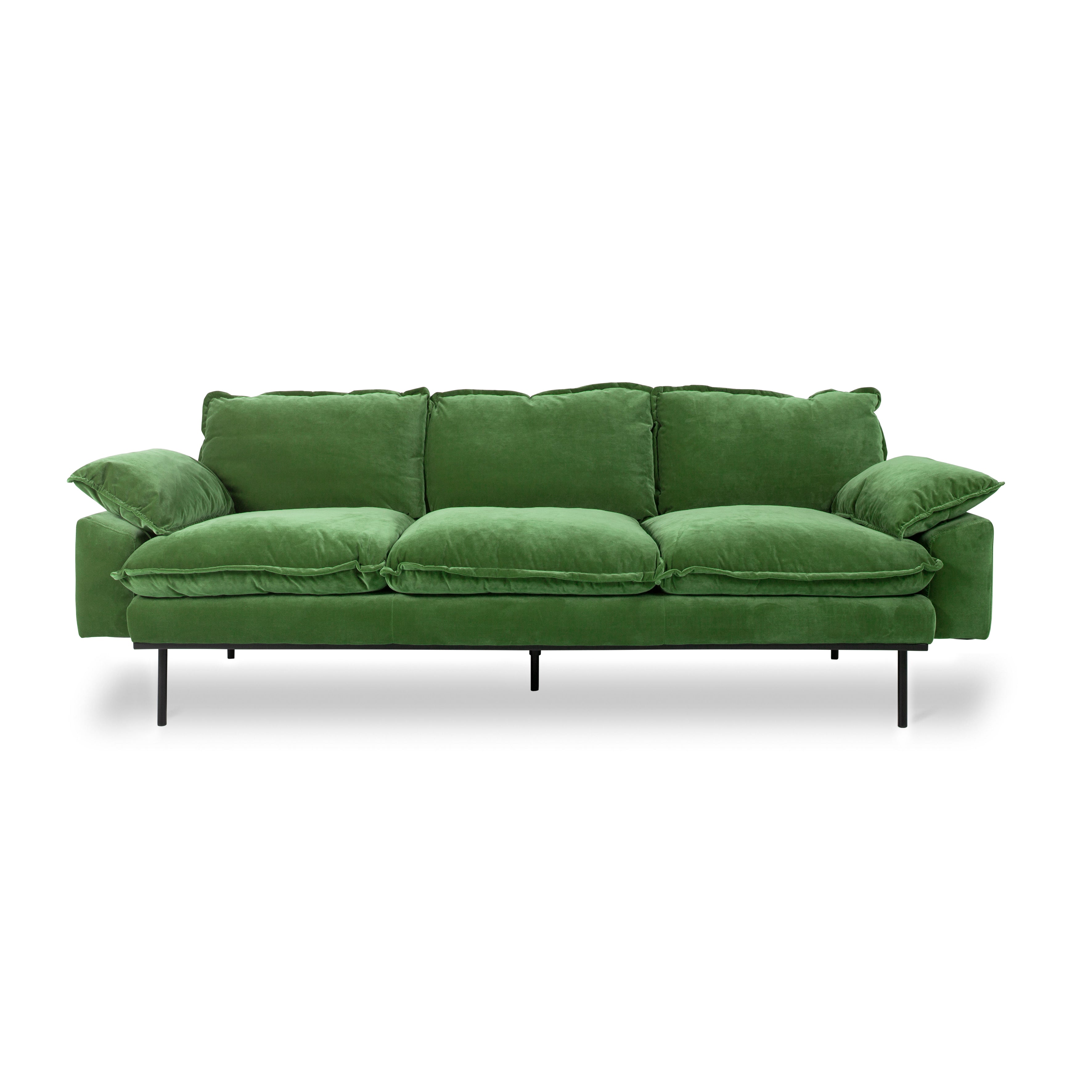 Sofa Retro Green 3 seter