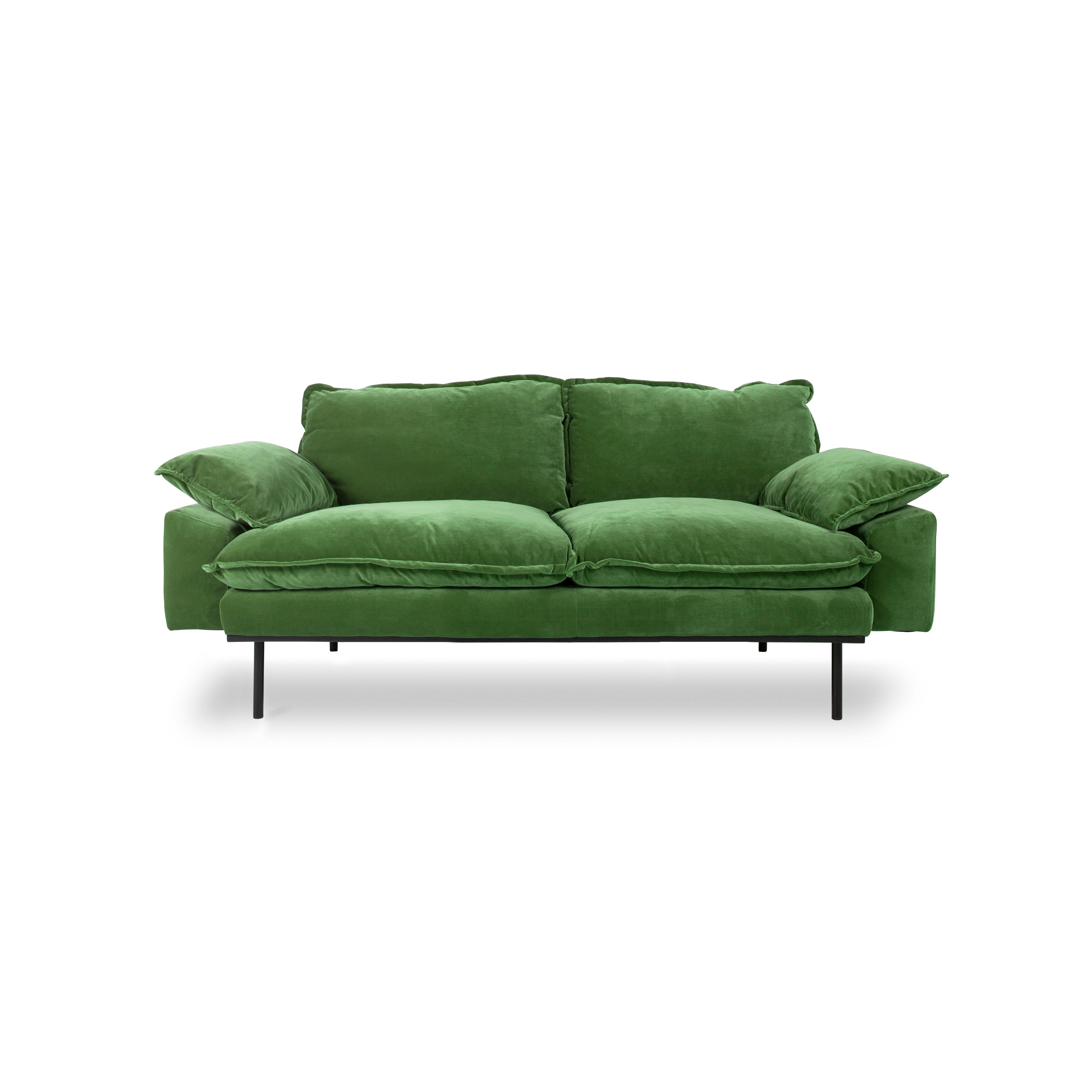 Sofa Retro Green 2 seter