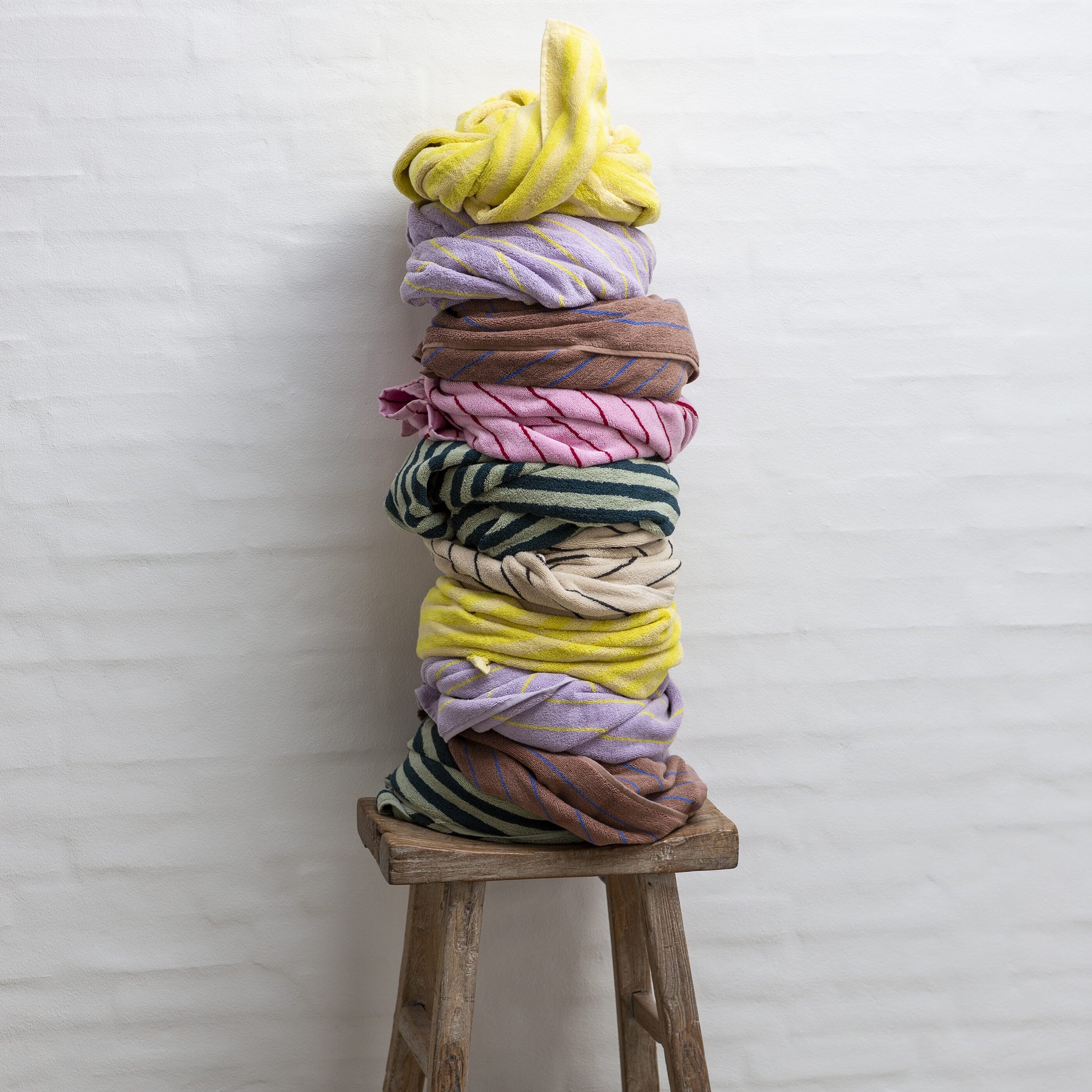 Badehåndkle White/Grass 70x140 - Bilde 2