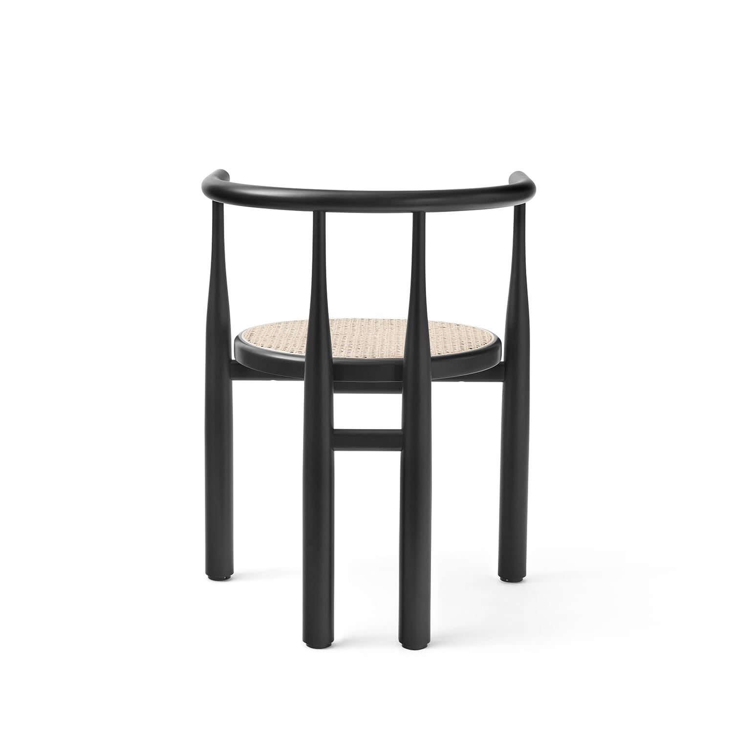 Bukowski Spisestol Sort Rattan - Bilde 6