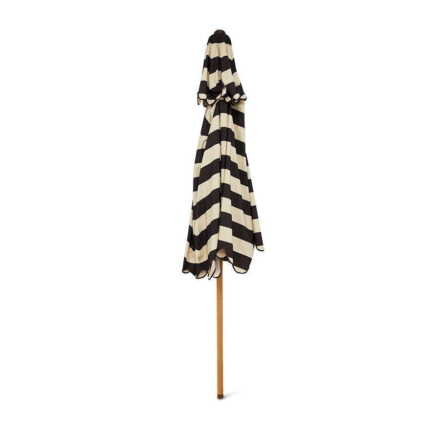 Parasoll Striped patio stracciatella