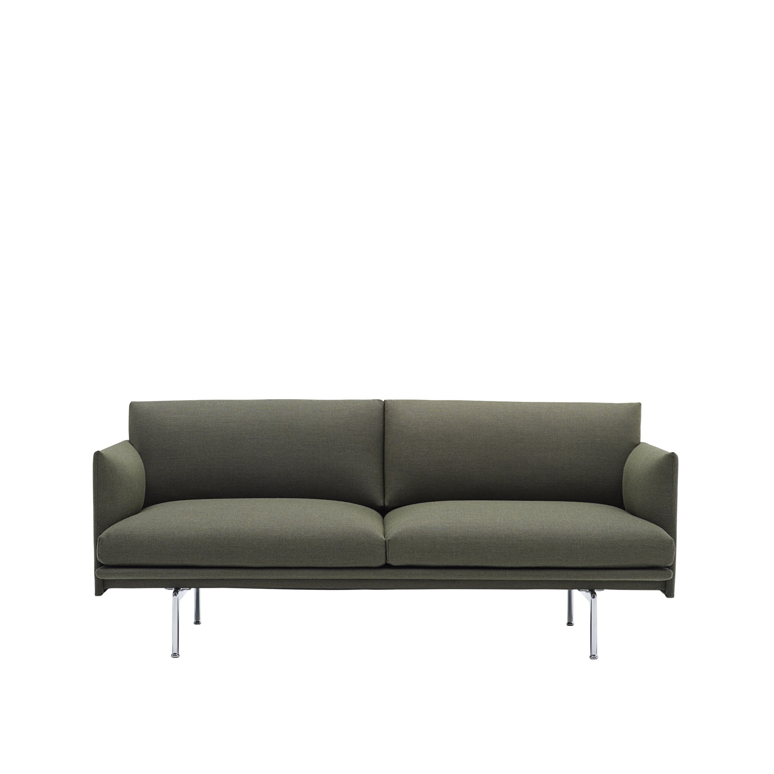 Outline Sofa 2 seter Stoff/Aluminum base - Hovedbilde