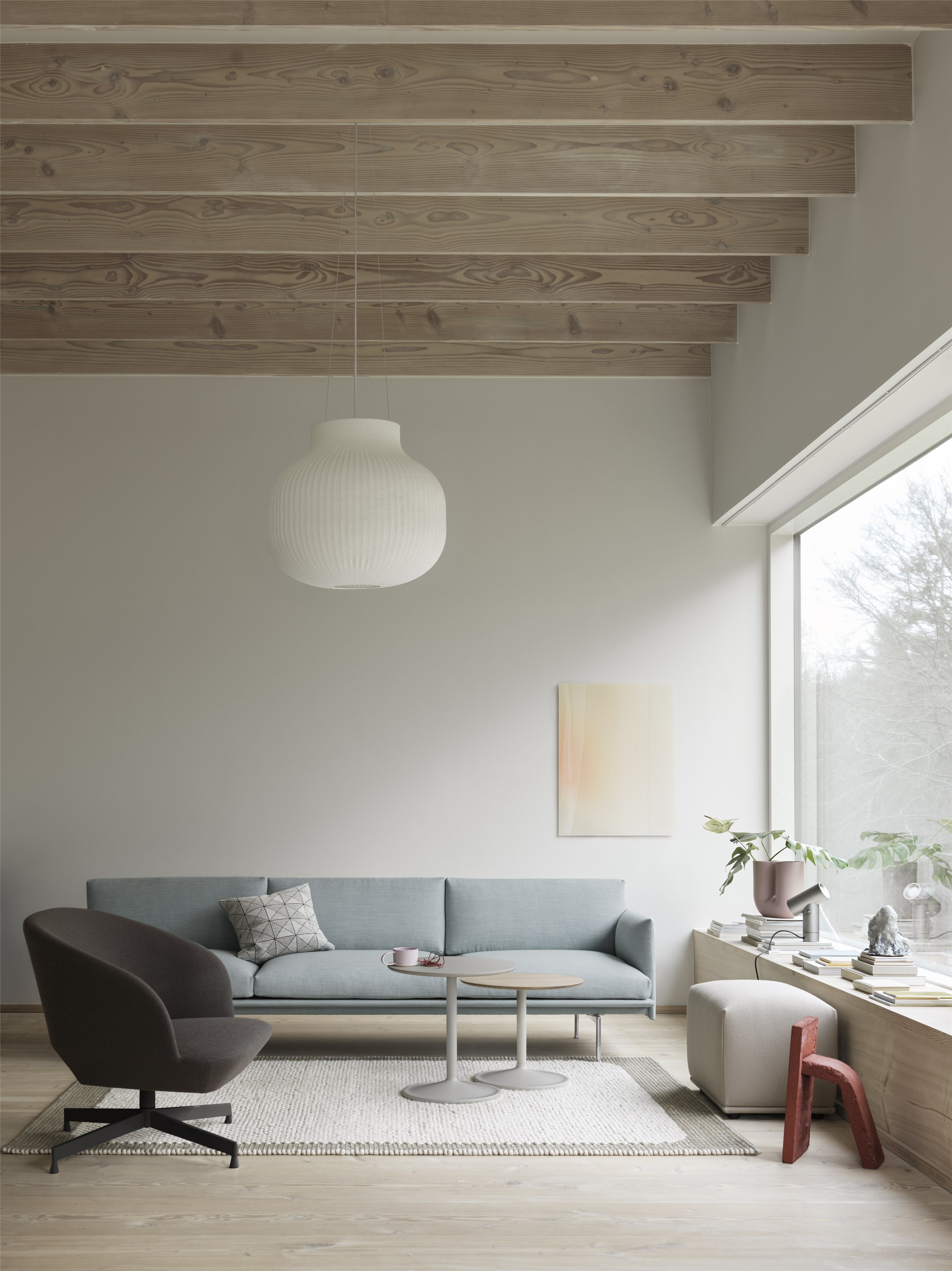 Gulvteppe Pebble Rug Pale Light Grey