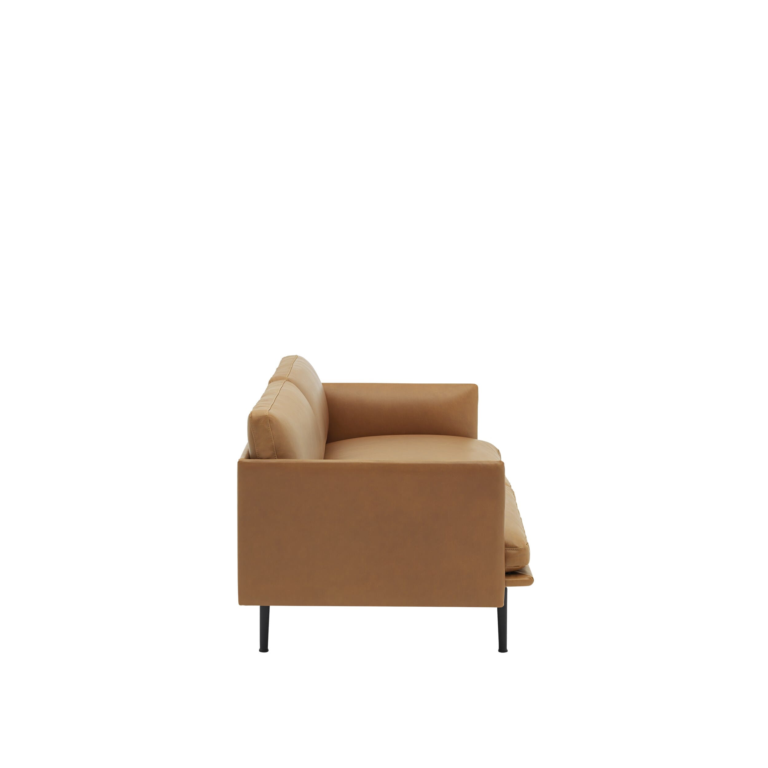 Outline Sofa 3 seter Skinn/Svart base - Bilde 11