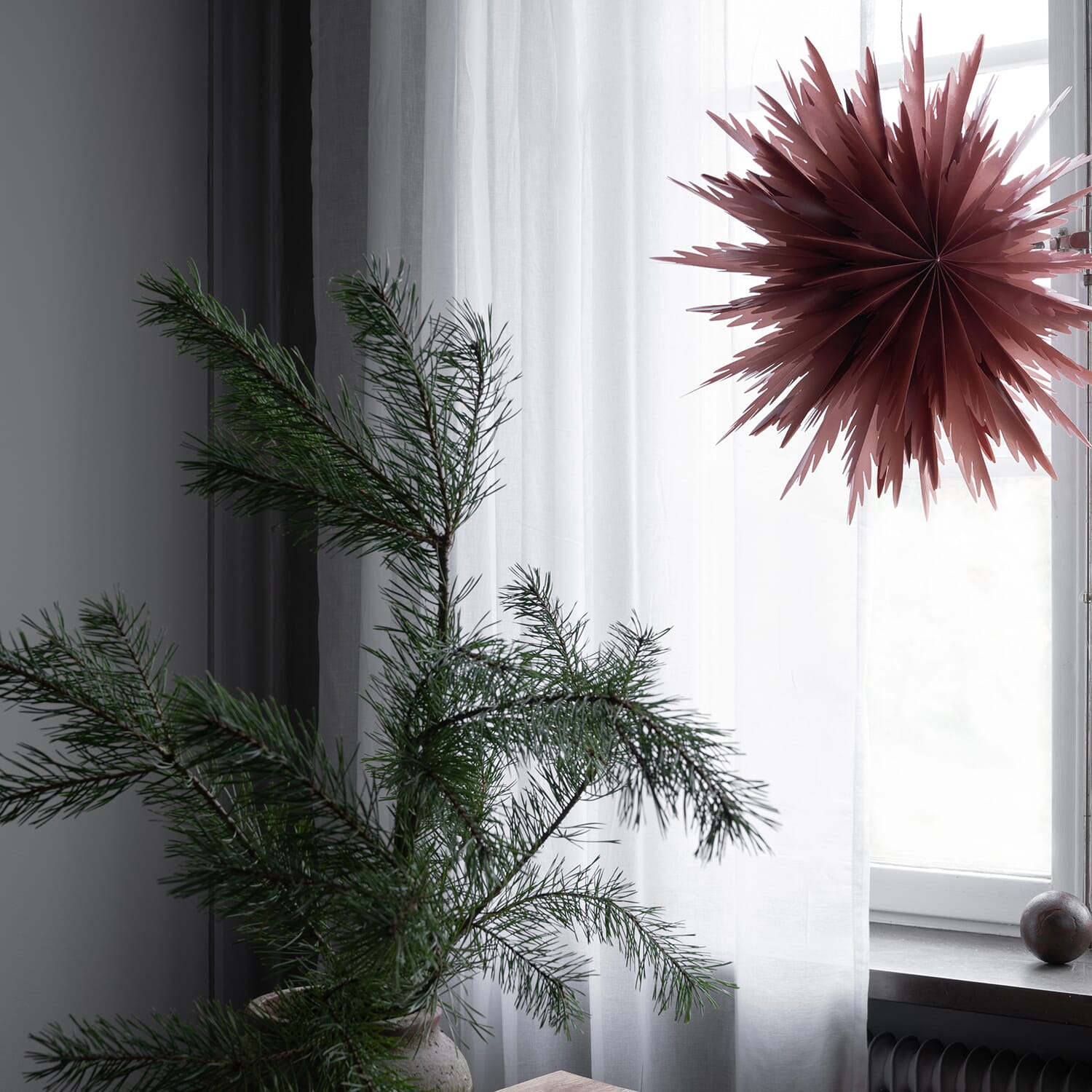 Liz Julestjerne Red Ochre Ø:50 - Bilde 4