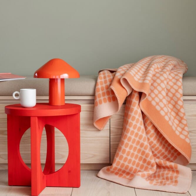 Ullpledd Palette Coral - Bilde 2