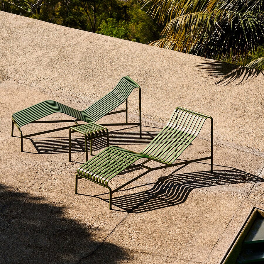 Palissade Chaiselounge Olive - Hovedbilde 1