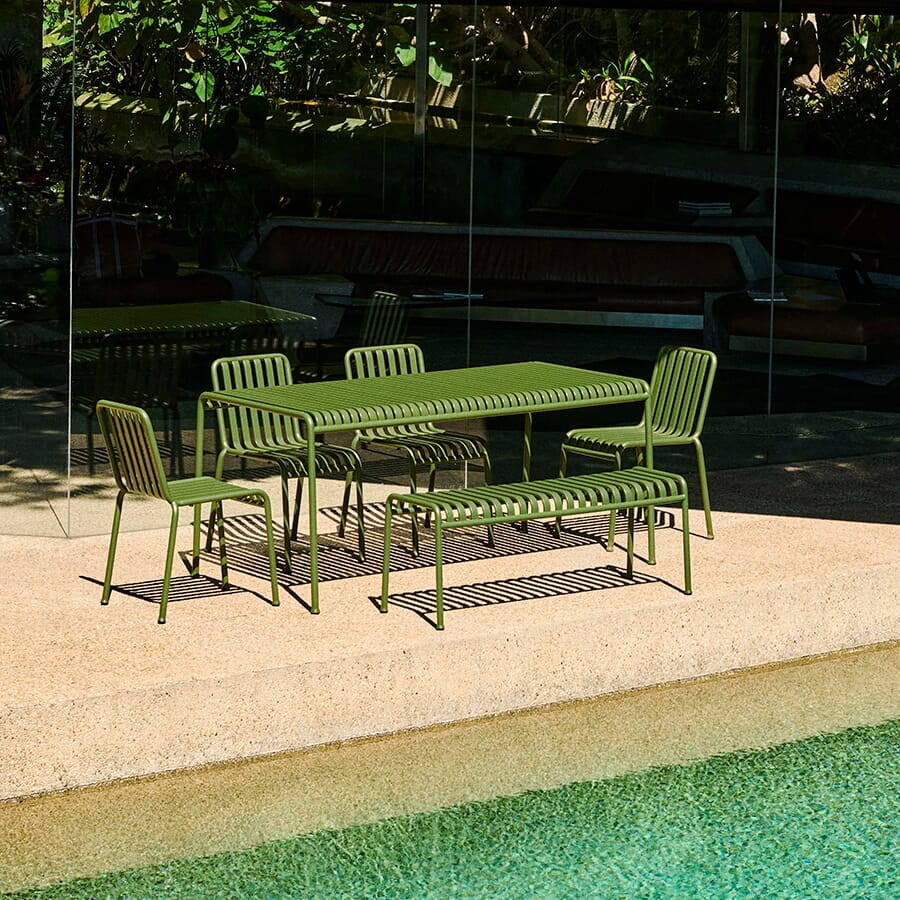 Palissade Table 170x90 Olive - Bilde 3