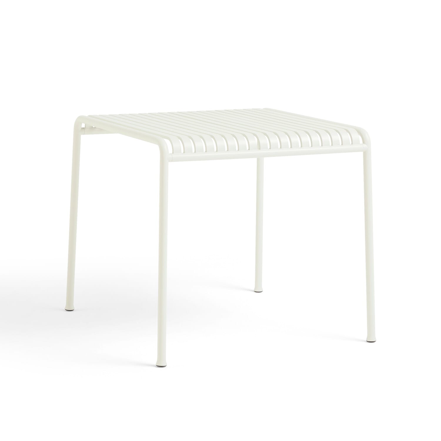 Palissade utendørs spisebord 82x90 kremhvit