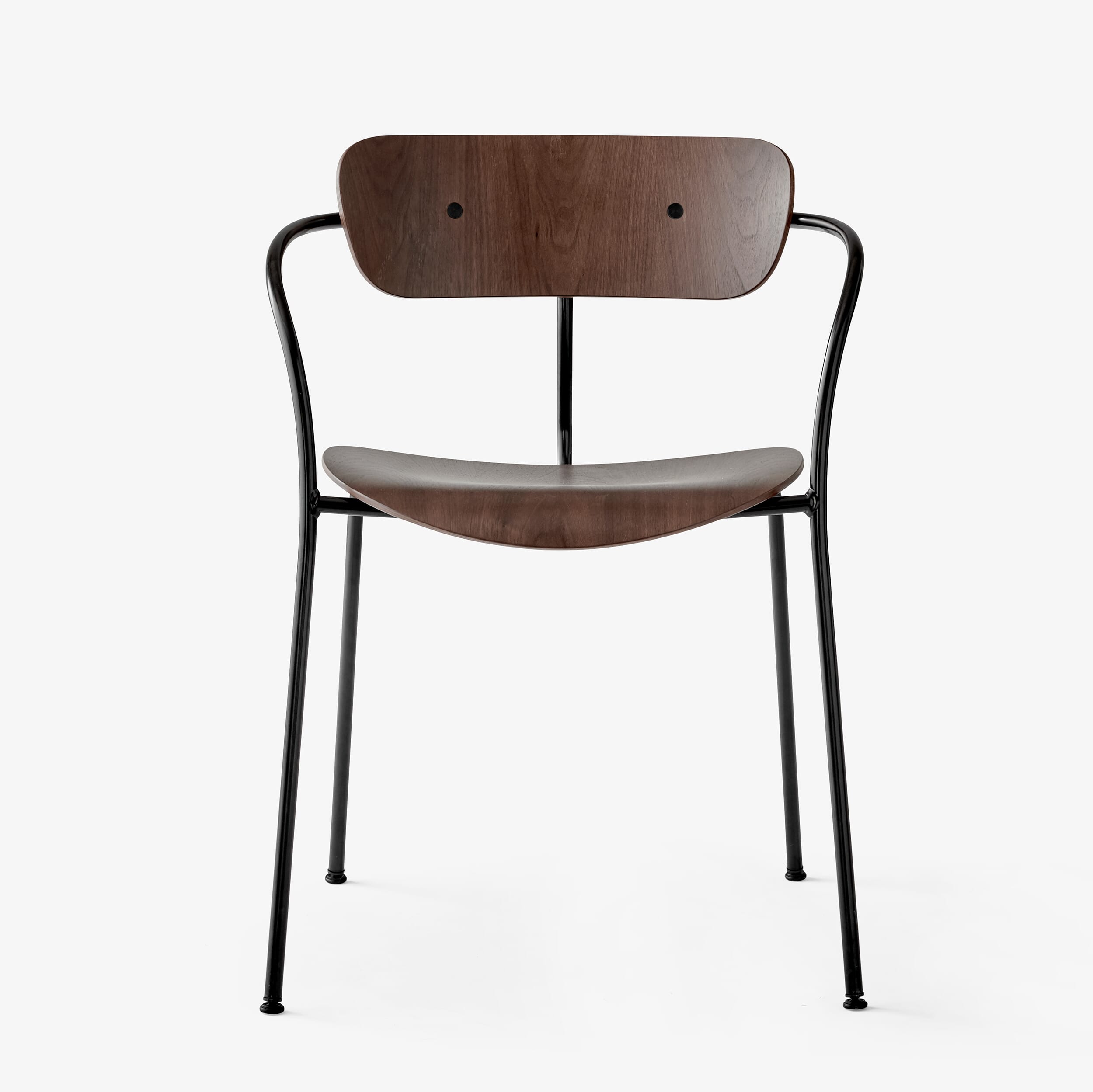 Pavilion Stol AV2 med armlene Valnøtt/Svart - Bilde 2