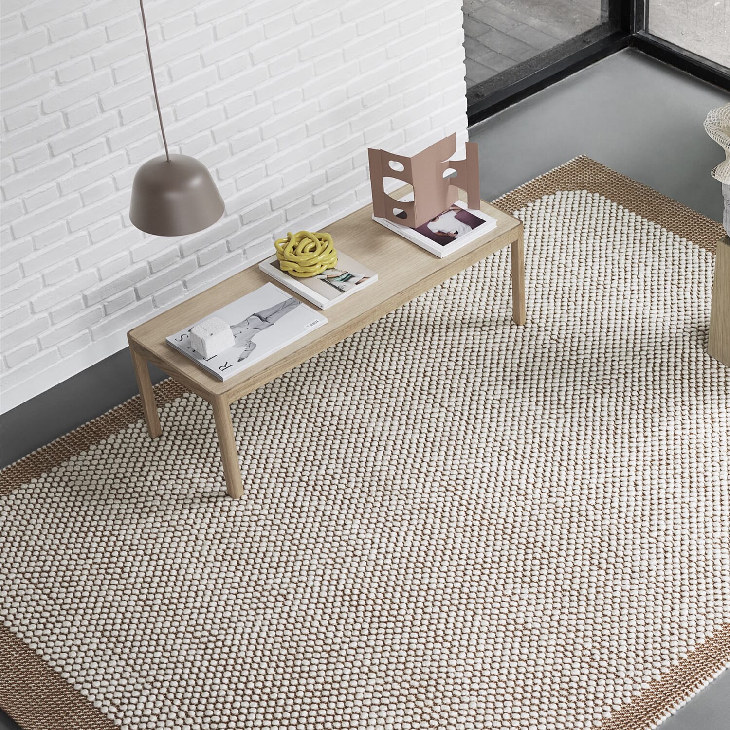 Pebble Rug Pale Burnt Orange - Bilde 7