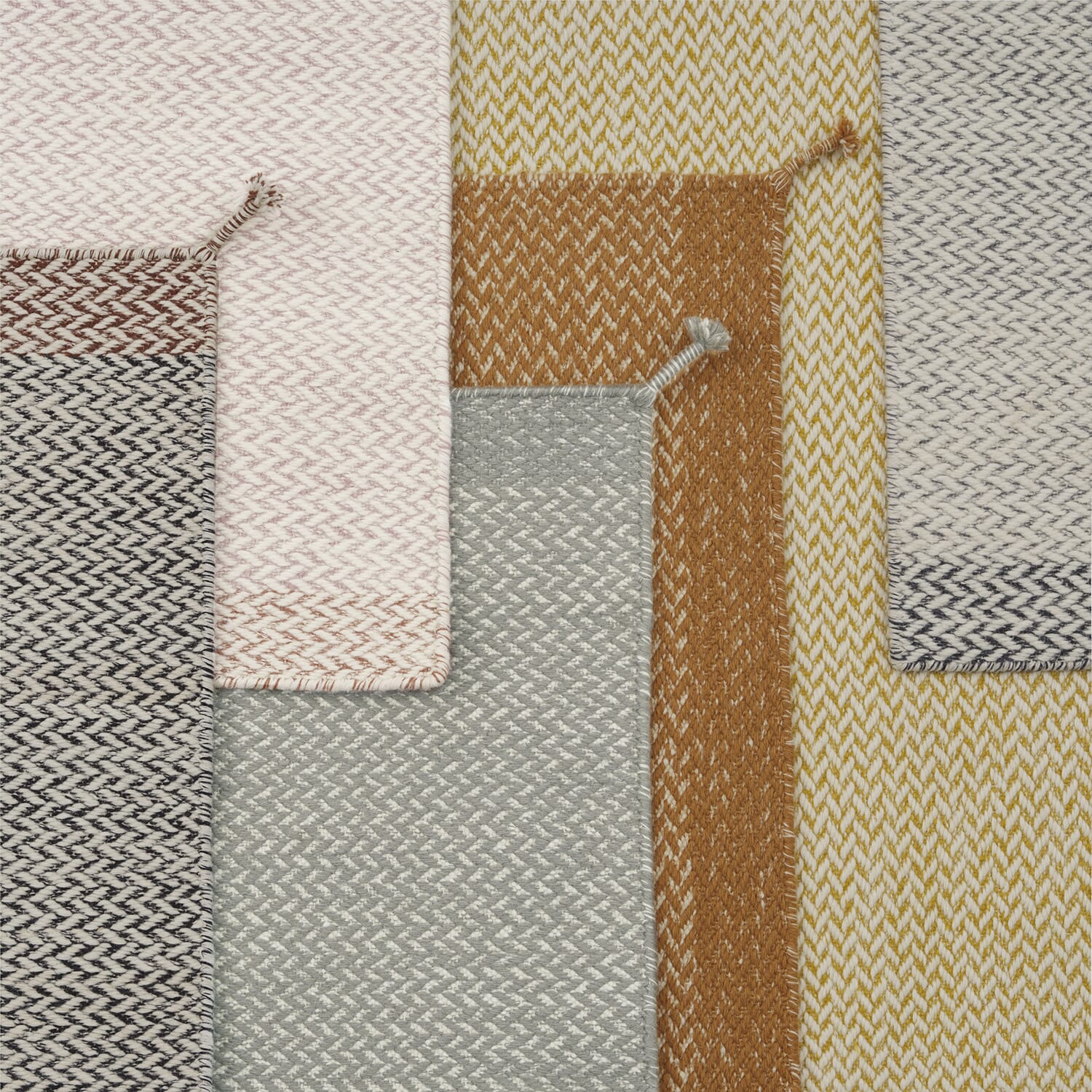 Gulvteppe Ply Rug Yellow - Bilde 2