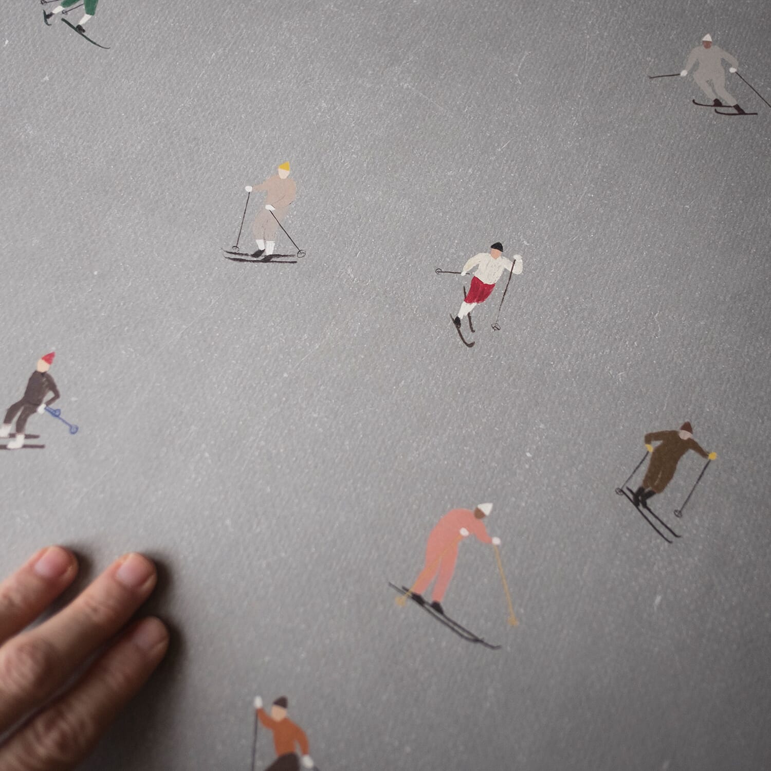 Poster Skiers 50x70 cm - Bilde 3