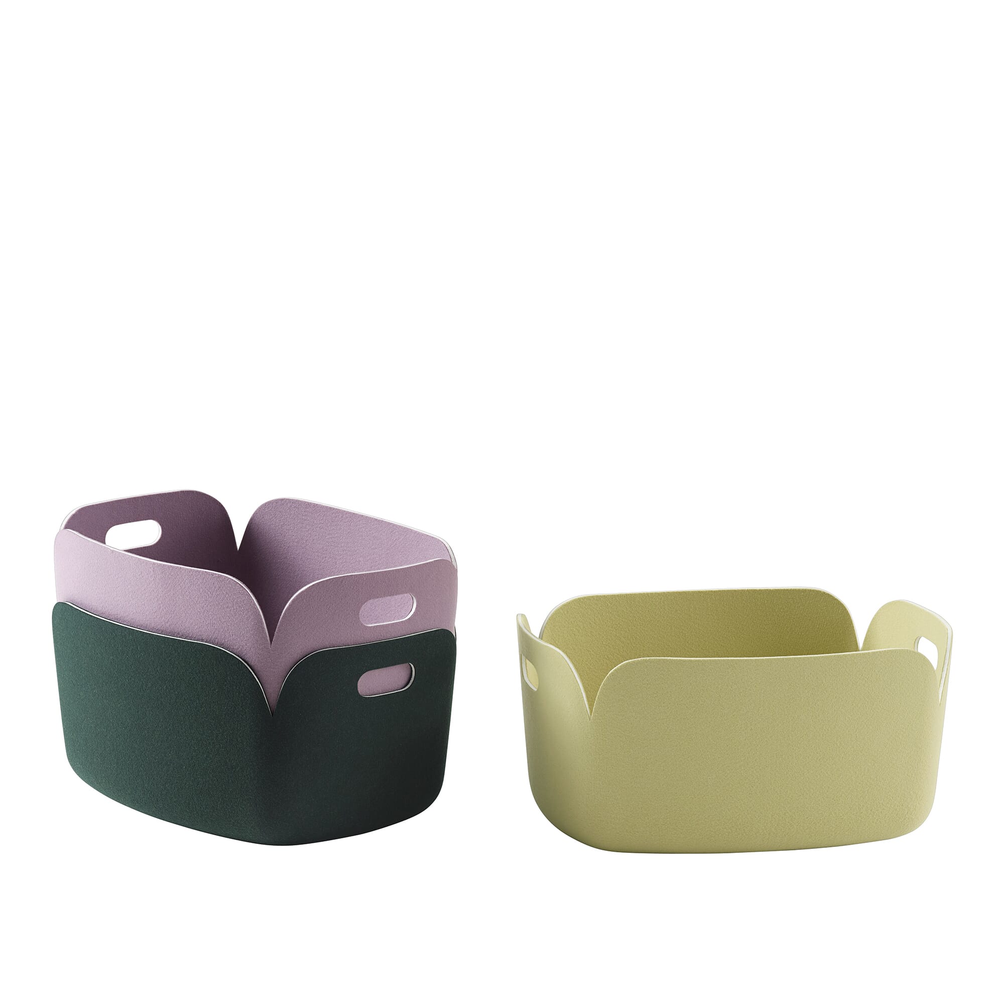 Restore Basket Beige Green