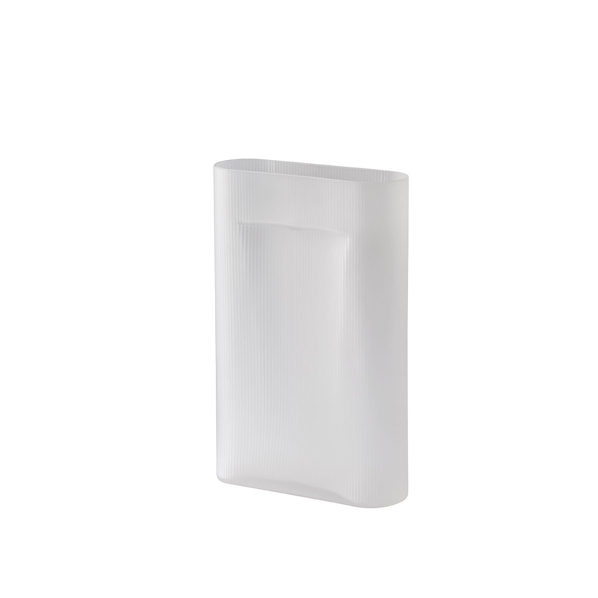 Ridge Vase White Frosted H:48 - Bilde 2