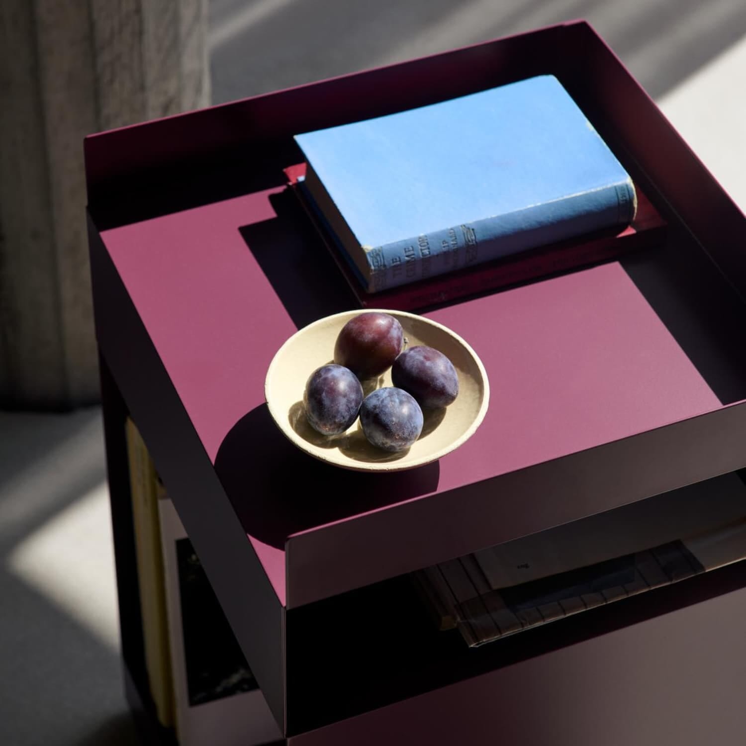 Rotate Sidebord med Oppbevaring SC73 Dark Plum
