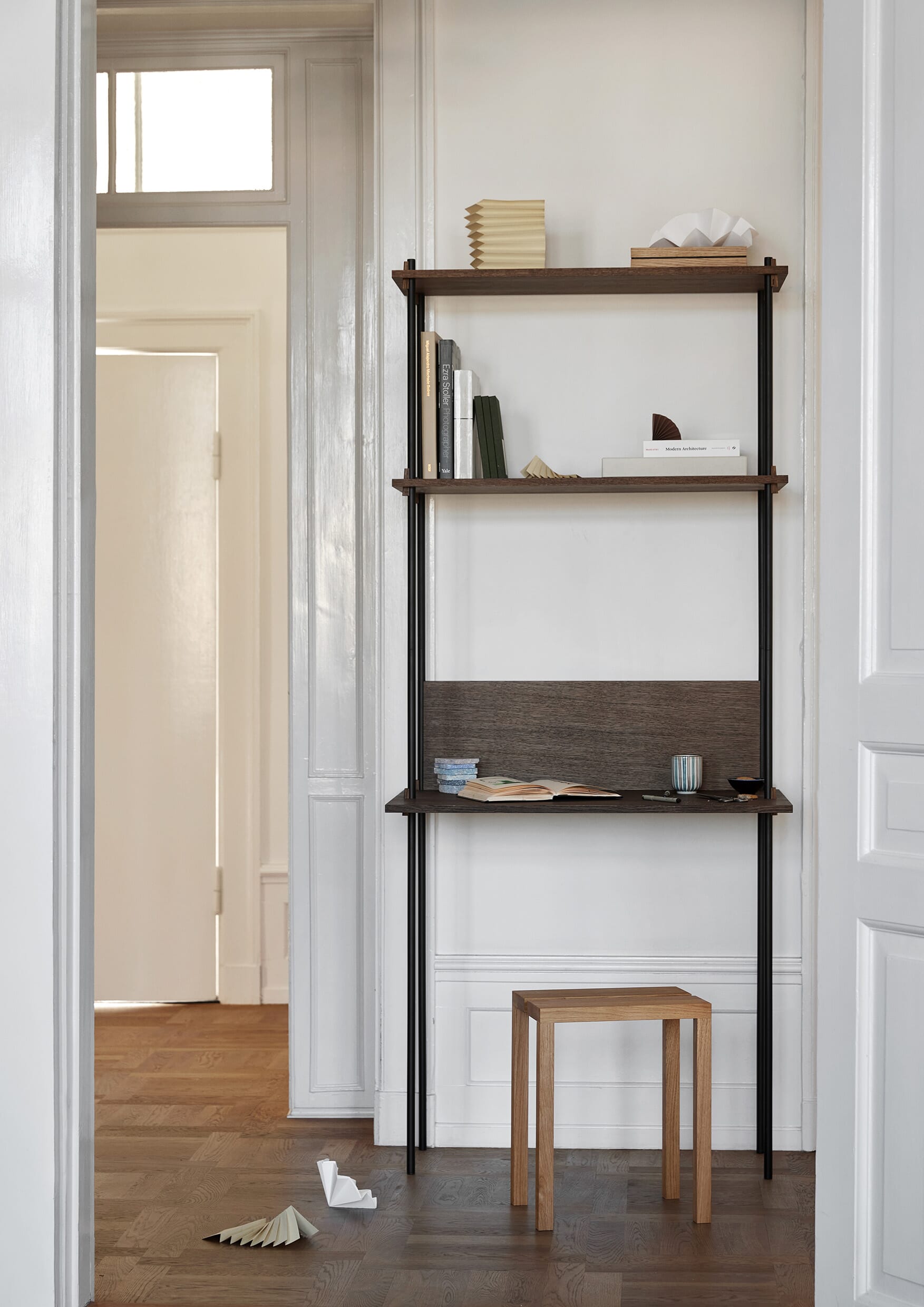 Moebe hylle med skrivebord 200x86