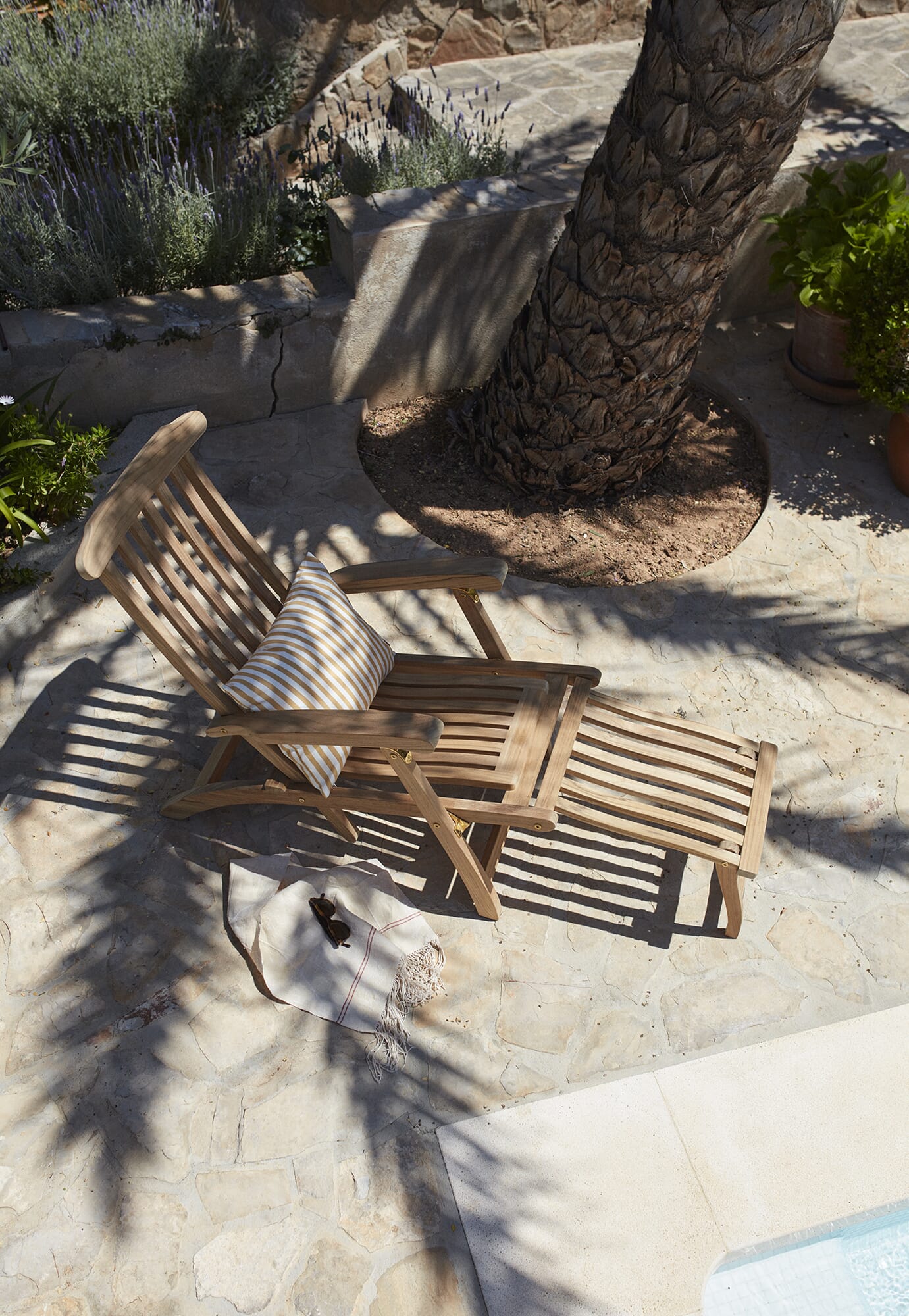 Steamer Deck Chair Teak - Bilde 9