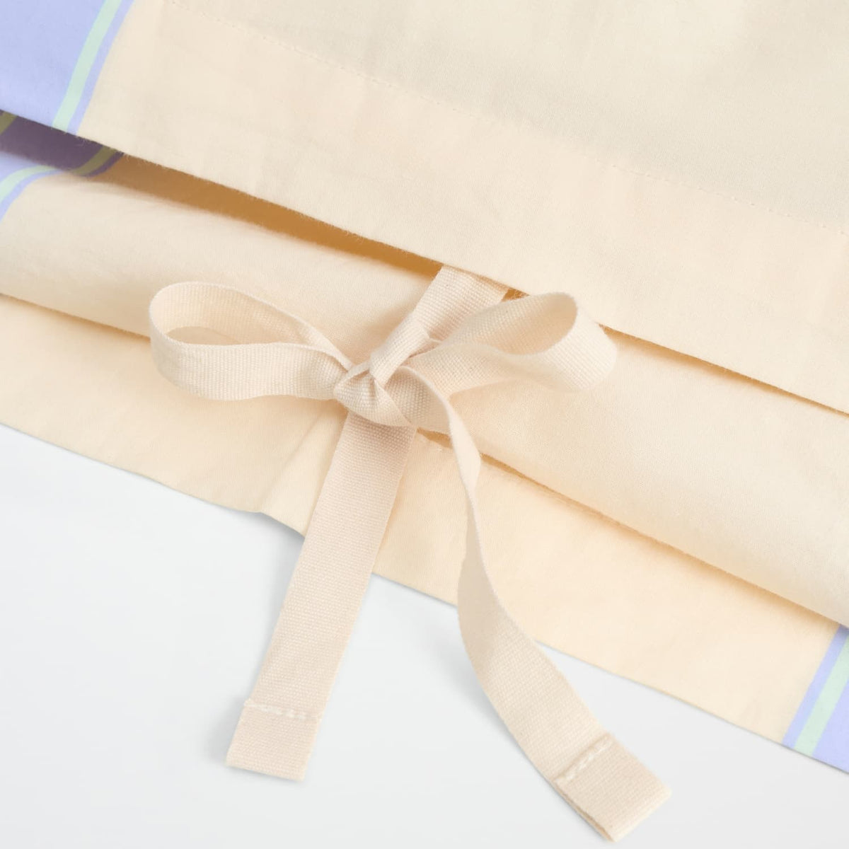 Sengesett Percale Ivory, Lavender & Mint
