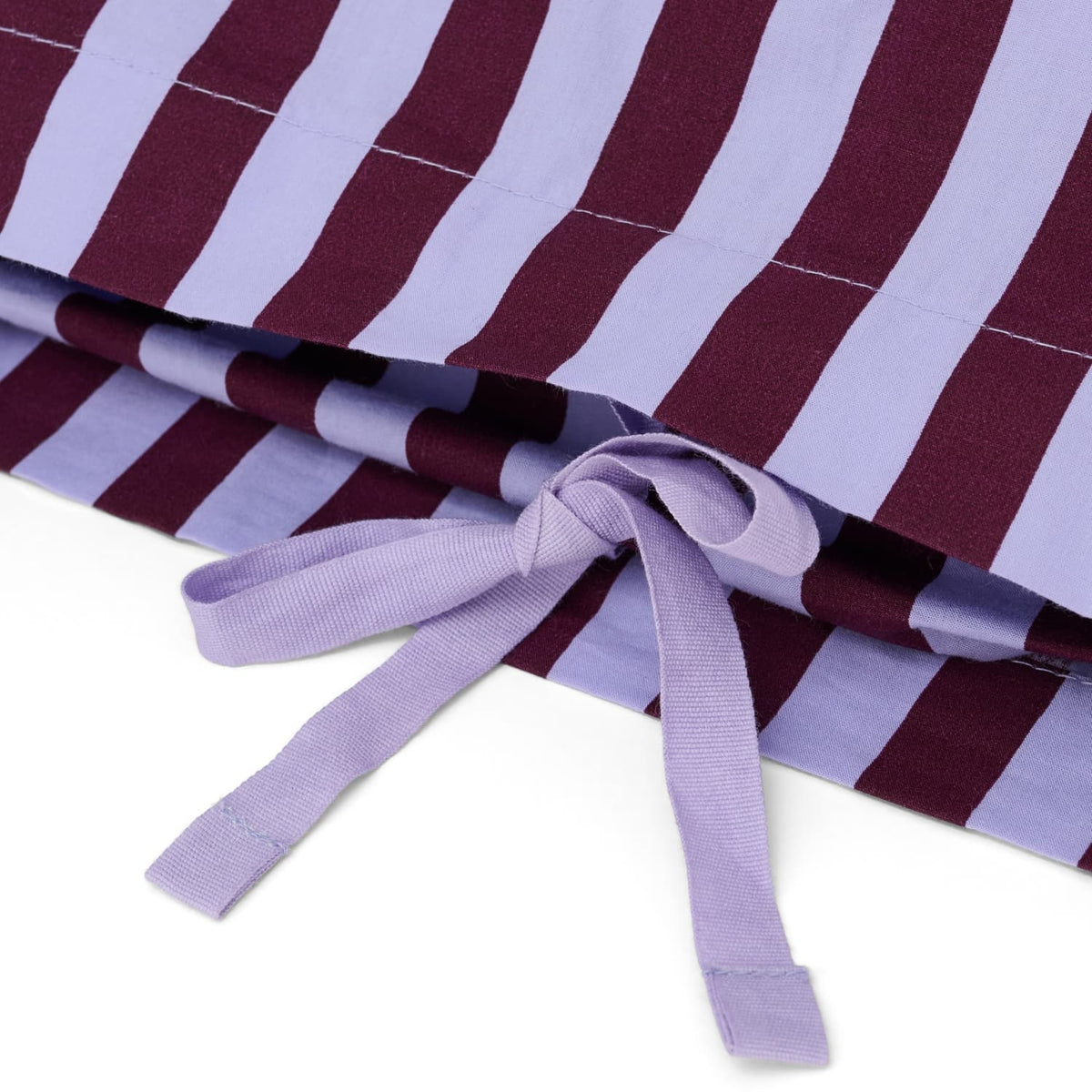 Sengesett Percale Wine & Lavender Blue