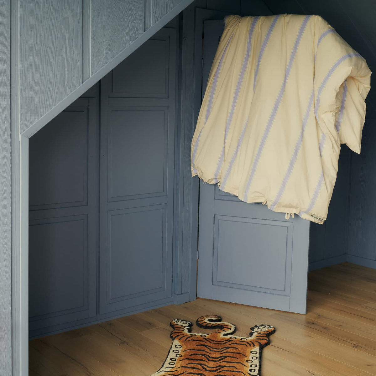 Sengesett Percale Ivory, Lavender & Mint