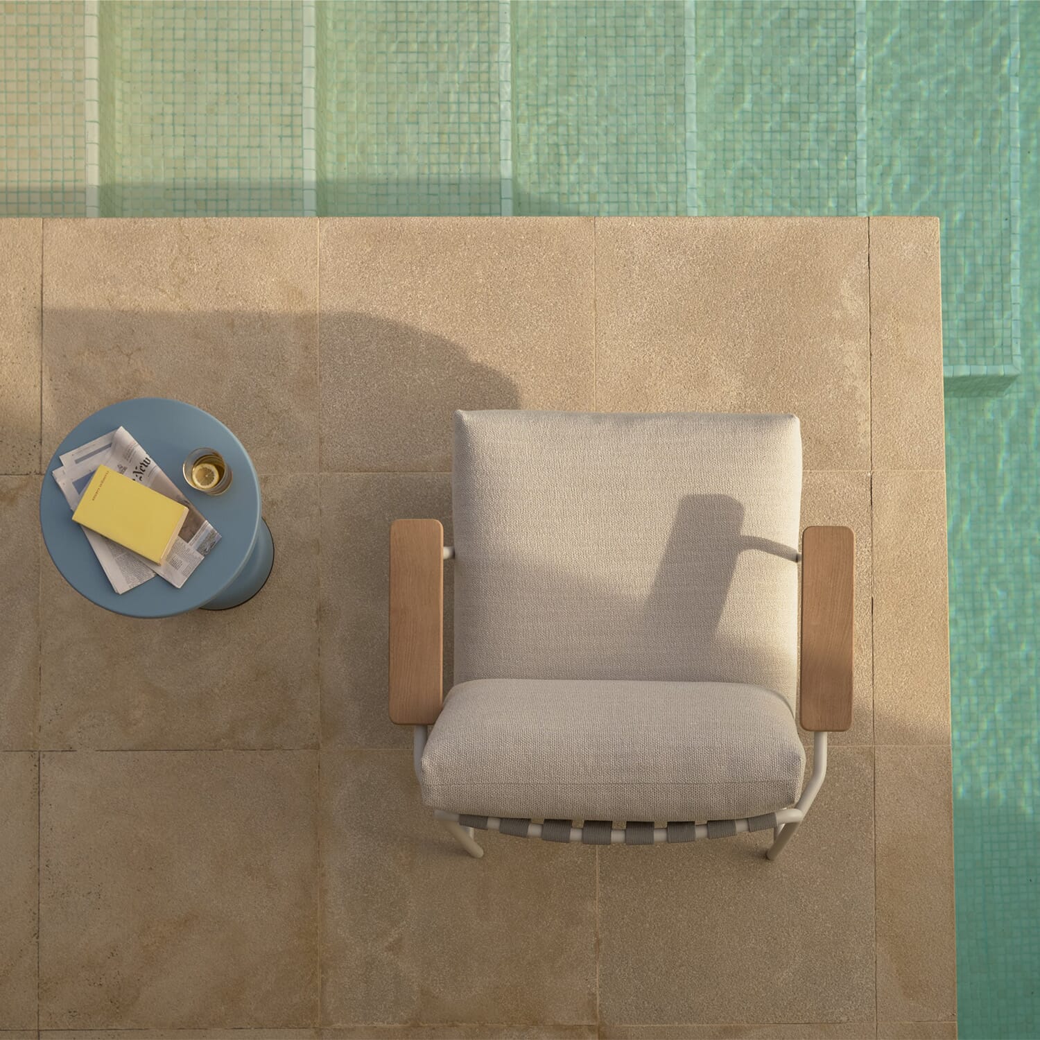 Utendørs Loungestol Settle - Laze 1/Grey