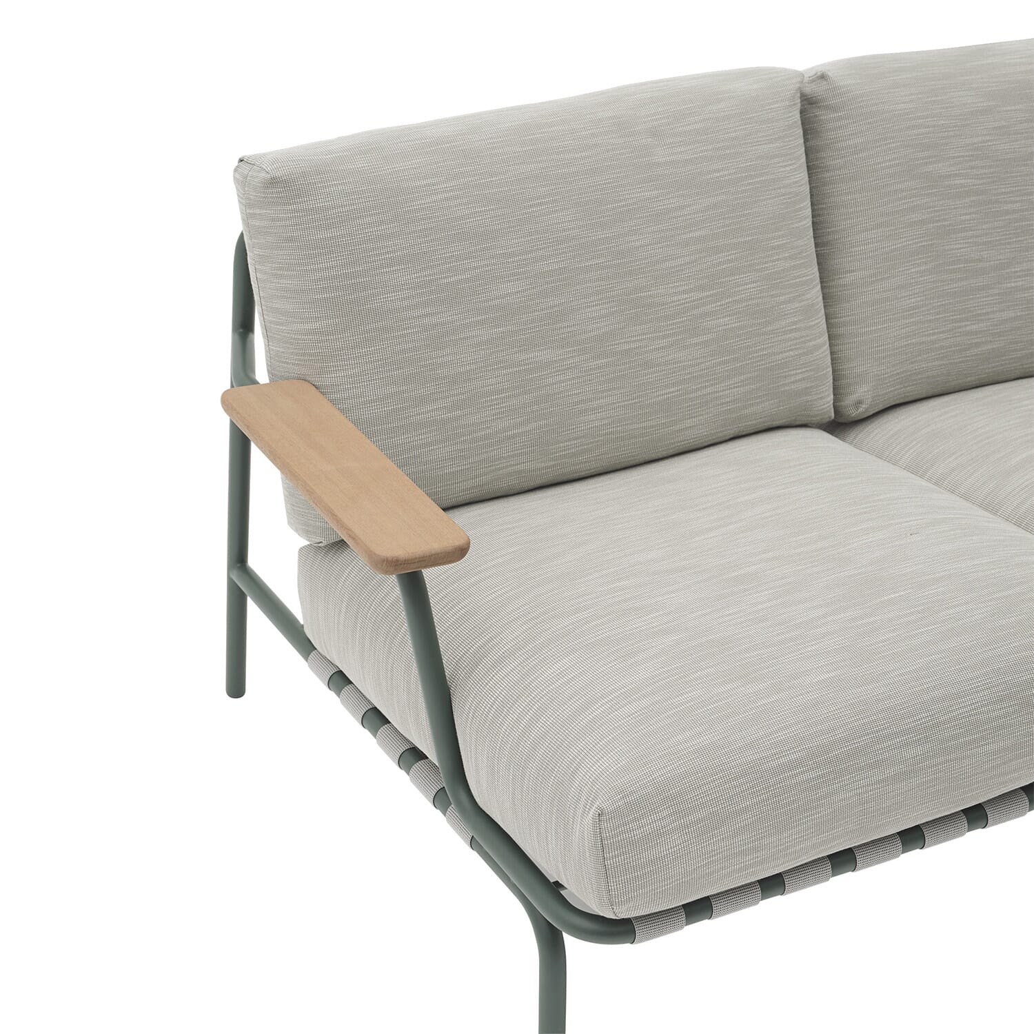 Settle Sofa / 2-Seater - Ribbed Weave 2/Dark Green - Bilde 7
